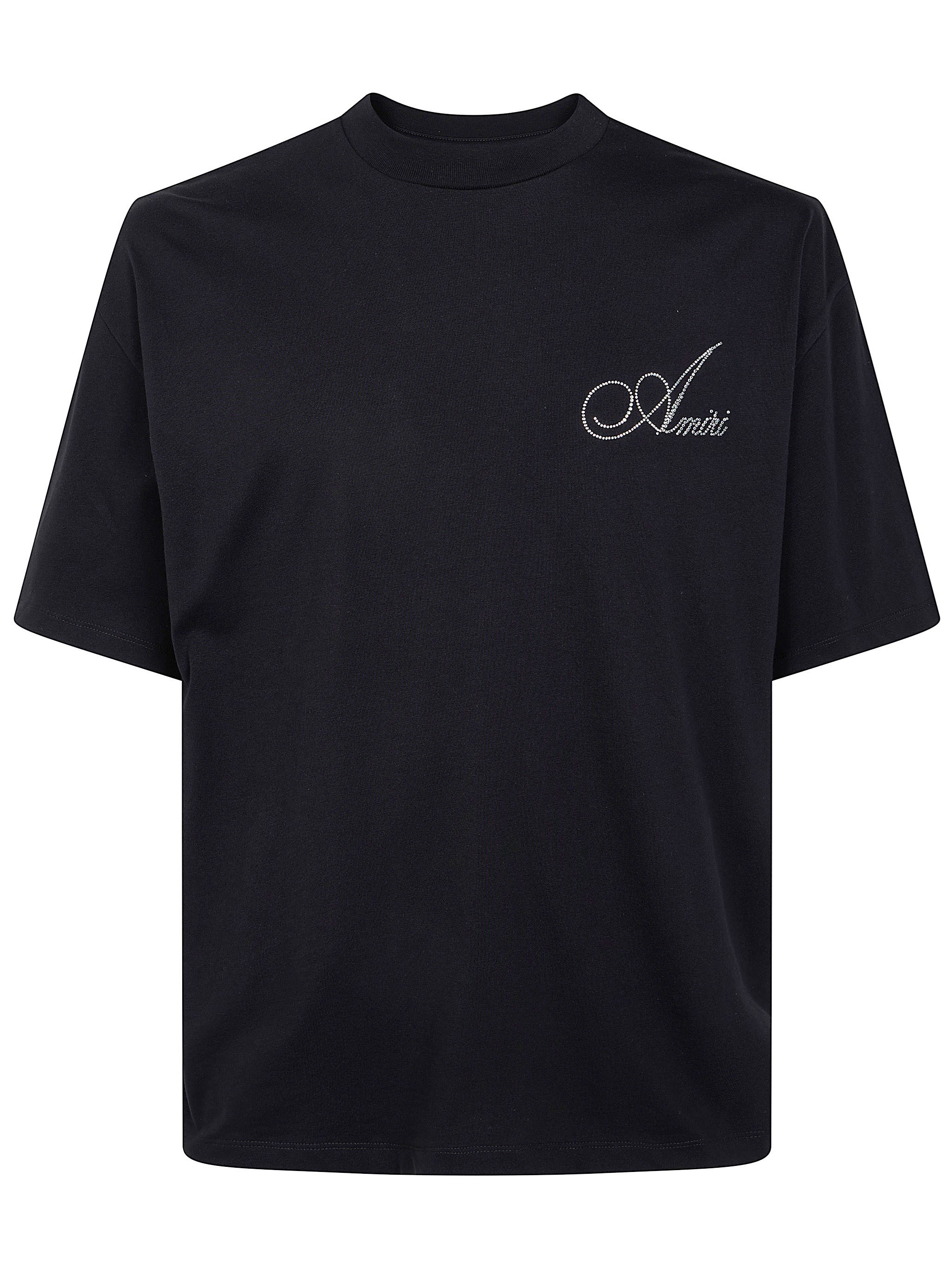 AMIRI T-Shirt Short Sleeve "Cryst Script Logo Lj Skate"　AMIRI Tシャツ半袖「Cryst Script Logo Lj Skate」 AMIRI