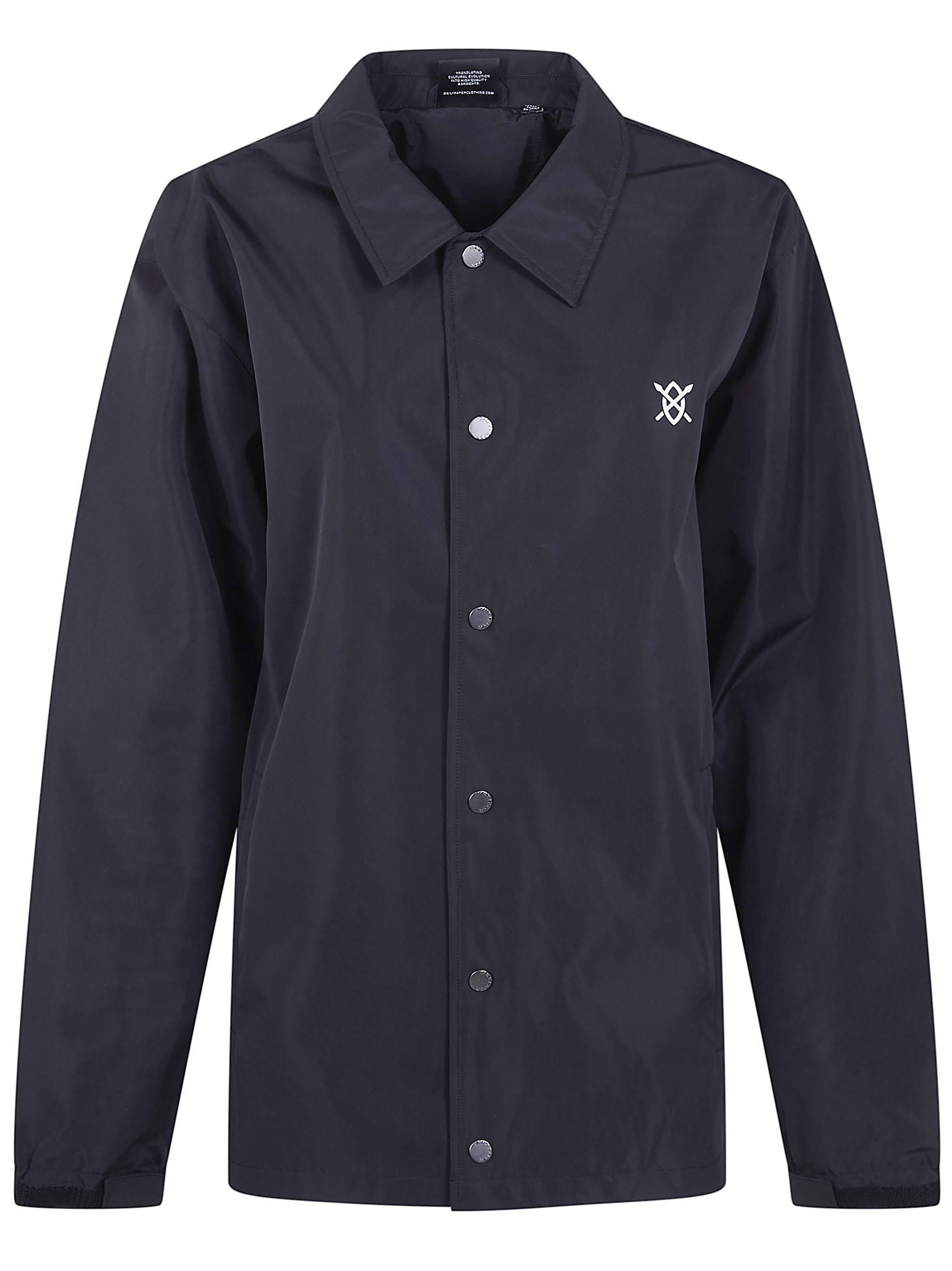 DAILY PAPER Jacket Black "Alias Dias Coach"　DAILY PAPER ジャケット ブラック「エイリアス ディアス コーチ」 DAILY