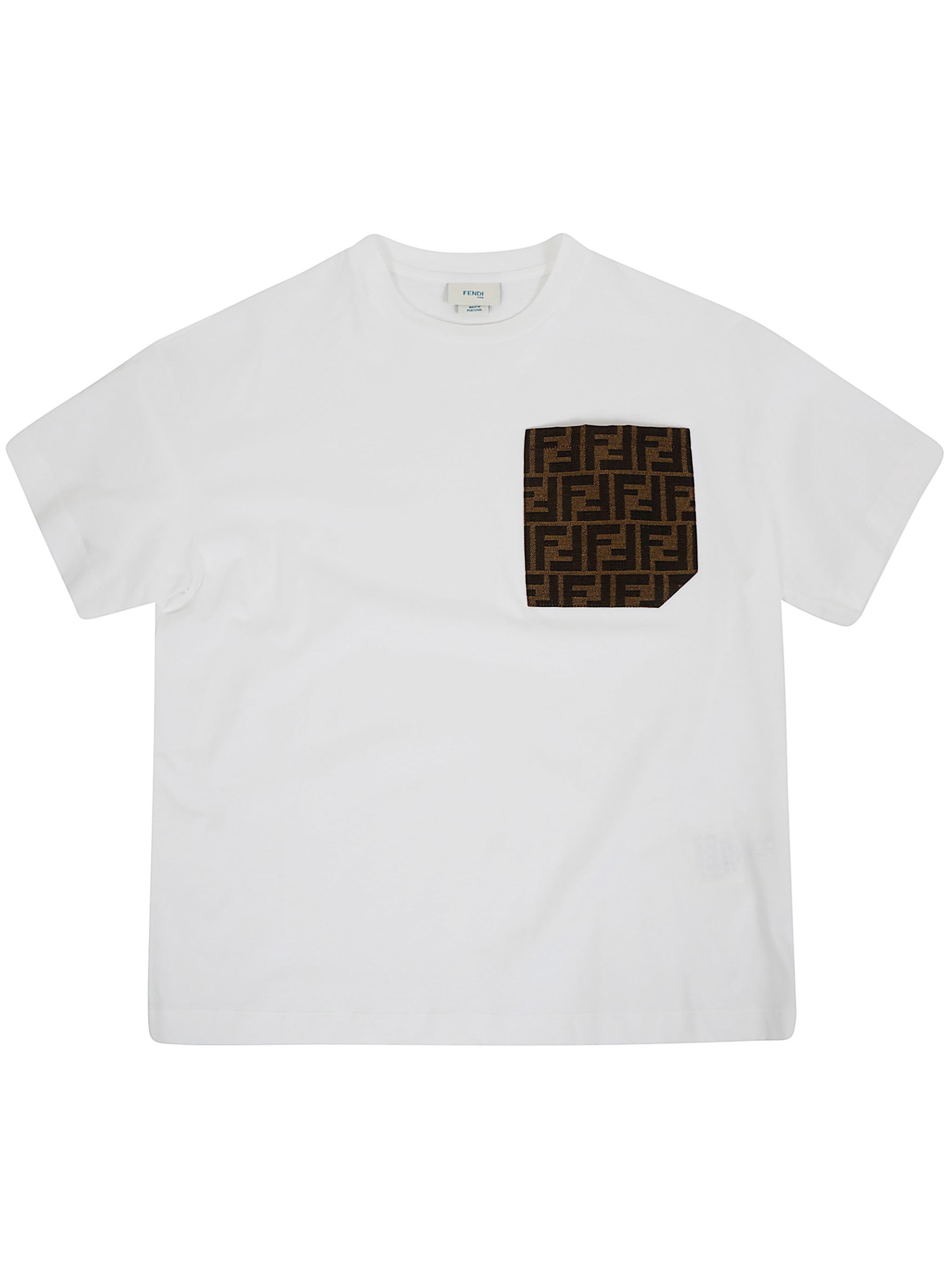 FENDI KIDS T-Shirt Jersey "Jui150.7Aj"　フェンディ キッズ Tシャツ ジャージ "Jui150.7Aj" FENDI