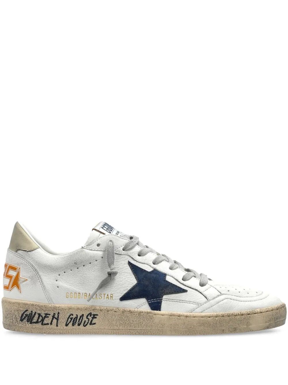 GOLDEN GOOSE Trainers Nappa Upper Toe And Spur Suede Star Leather Heel　GOLDEN GOOSE トレーナー ナッパアッパーつま先とスパースエードスターレザーヒール GOLDEN