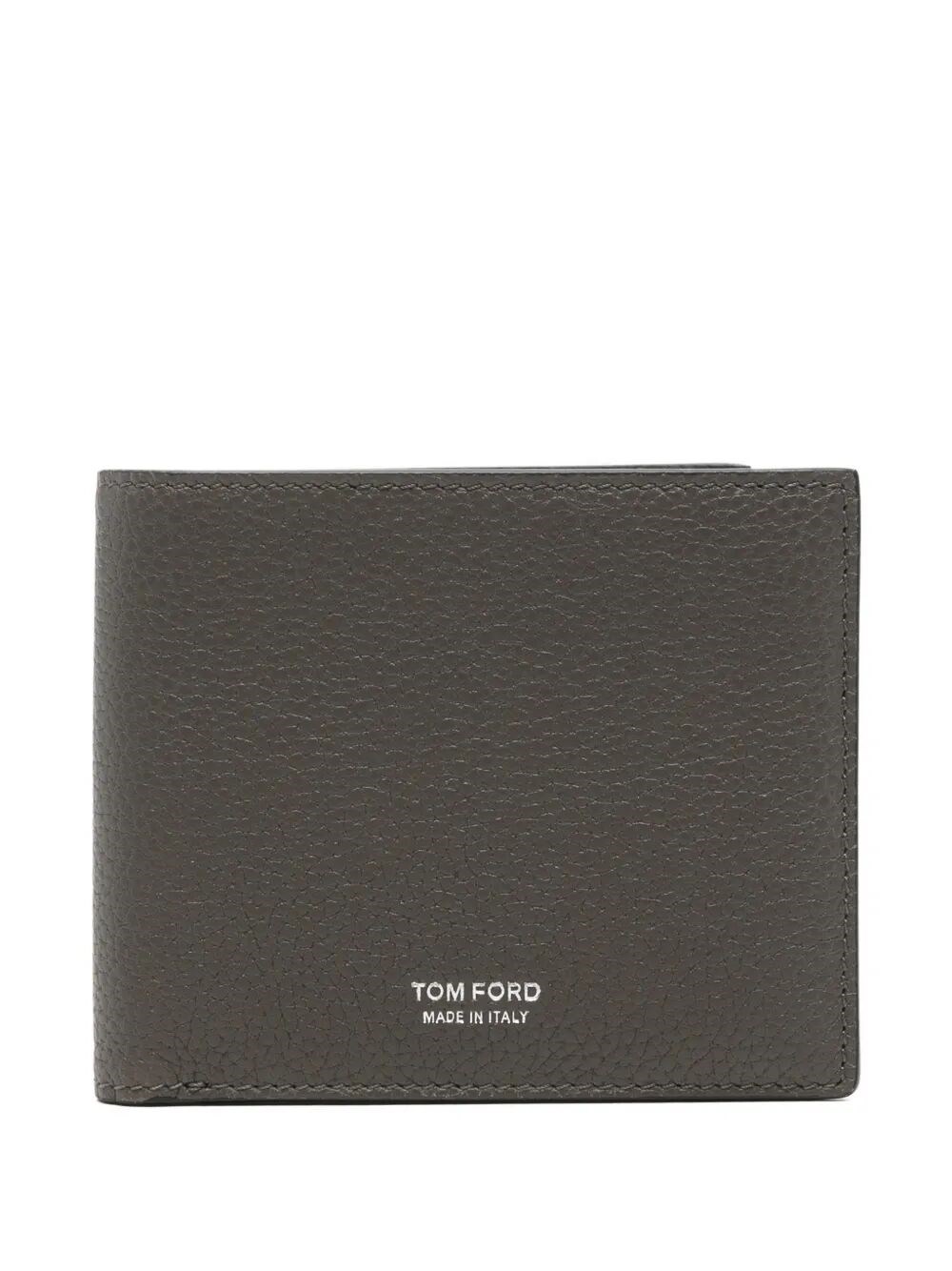 TOM FORD TOM FORD Wallet Soft Grain Leather "T Line Classic Bifold"　トムフォード 財布 ソフトグレインレザー 「Tライン クラシック バイフォールド」