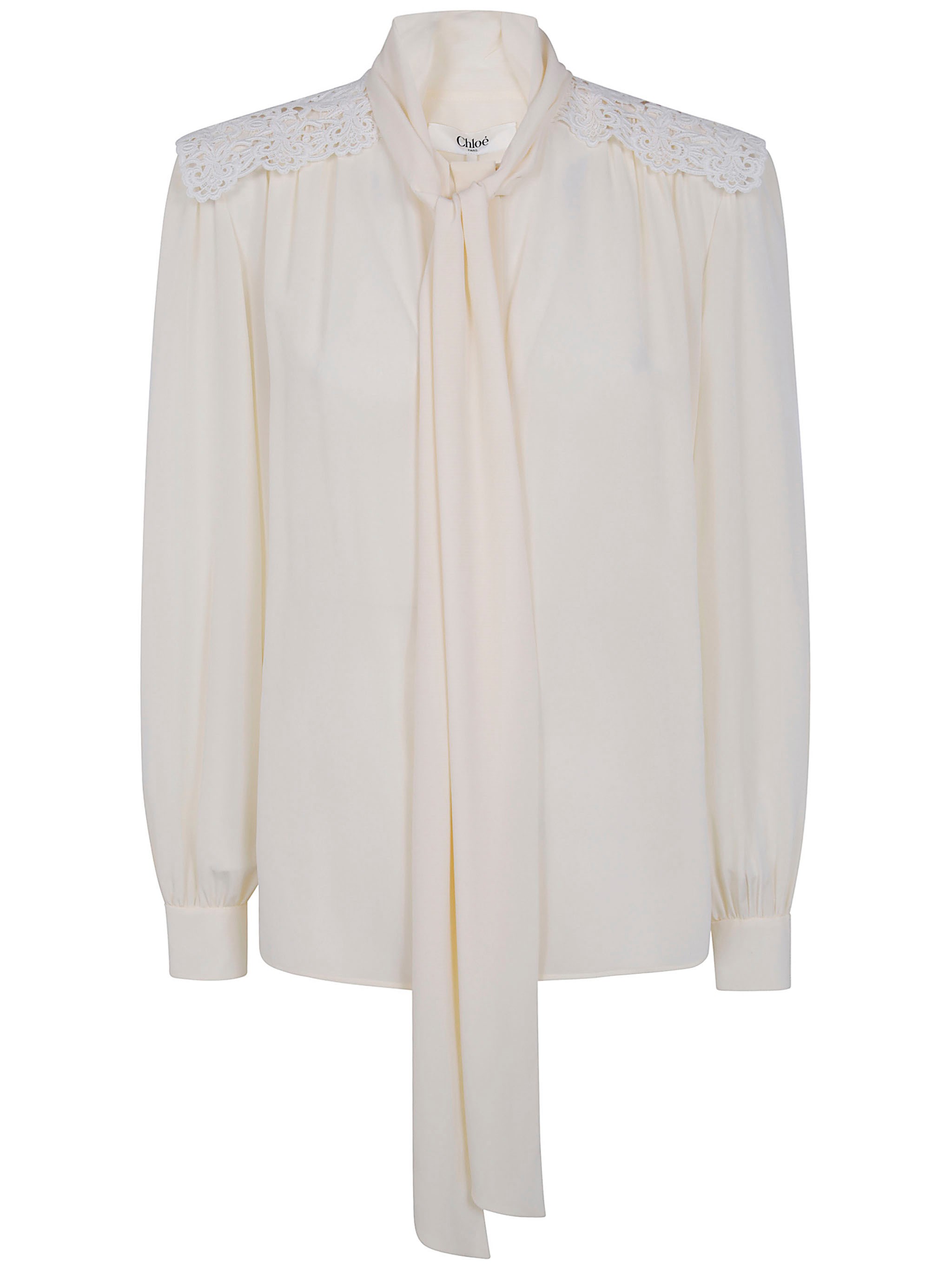 Chloe CHLOE Shirt Classic "Pristine White"　クロエ シャツ クラシック "プリスティン ホワイト"