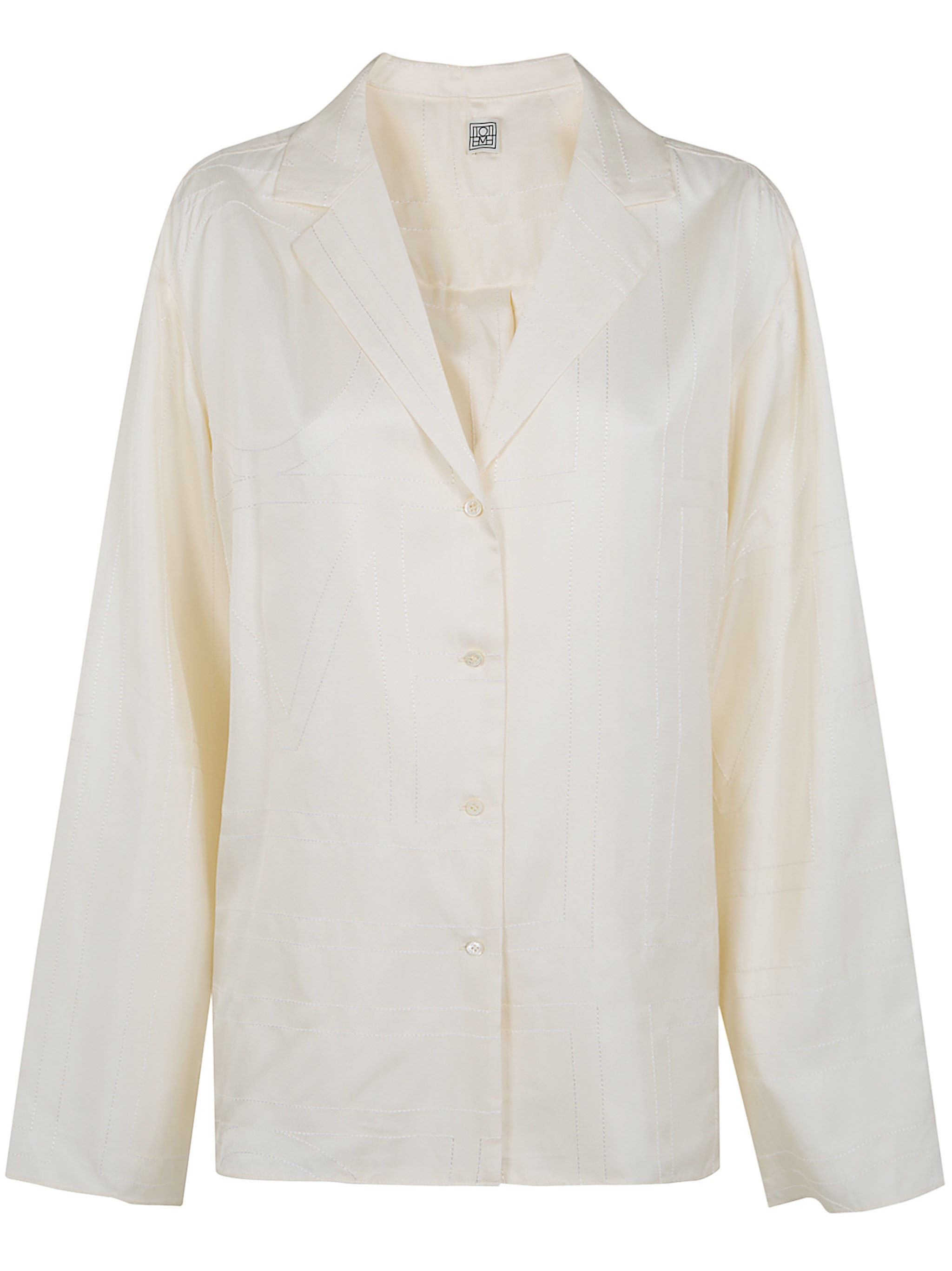 TOTEME Shirt Button-Up "Monogram"　TOTEME シャツボタンアップ「モノグラム」 TOTEME
