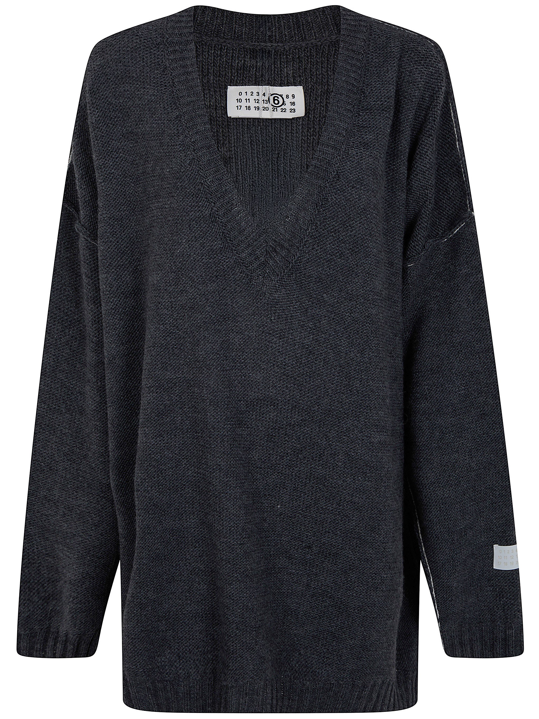 MM6 Maison Margiela Sweater V Neck "Oversized"