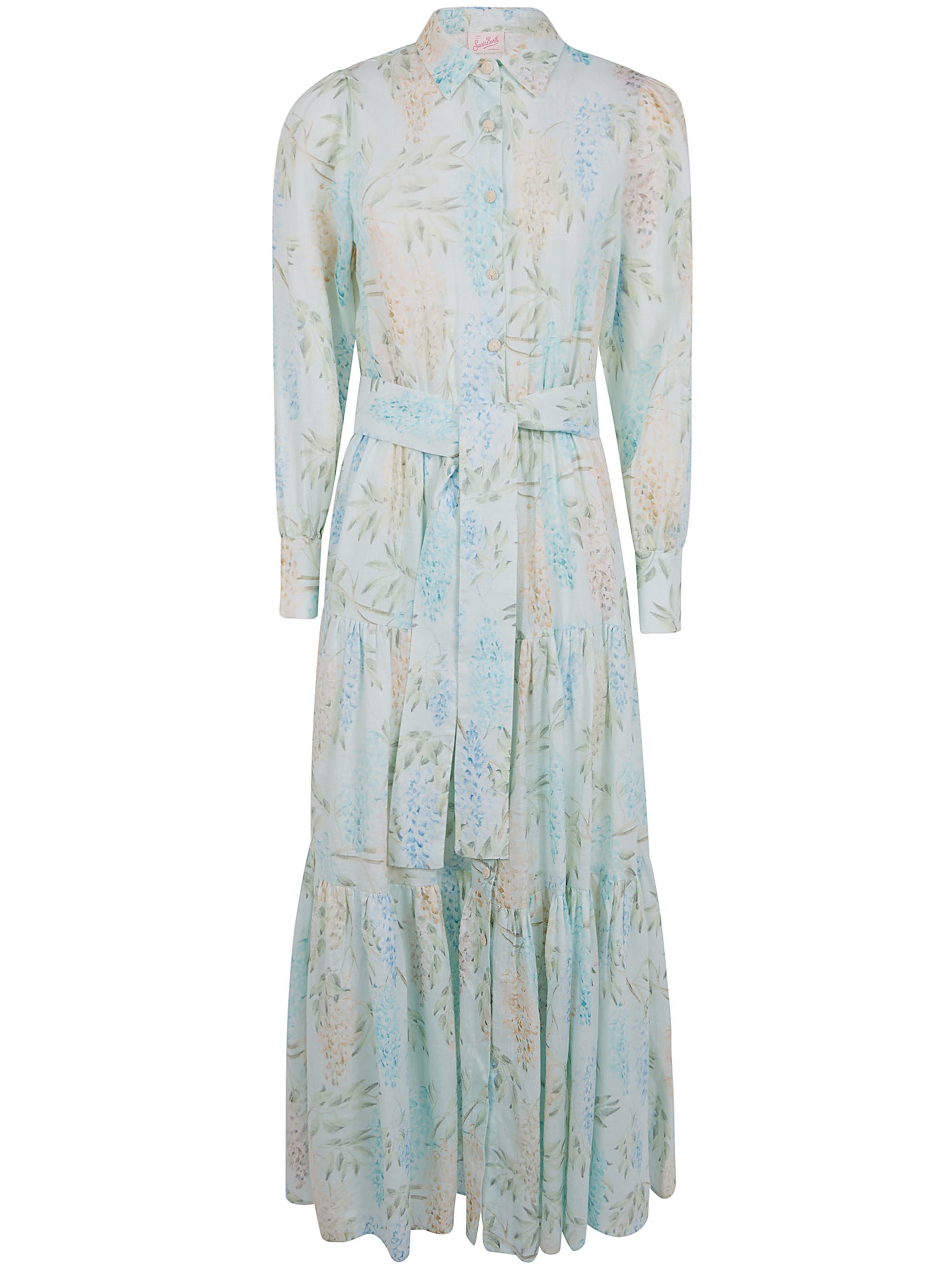 MC2 SAINT BARTH Dress Linen Wisteria "Jensen"