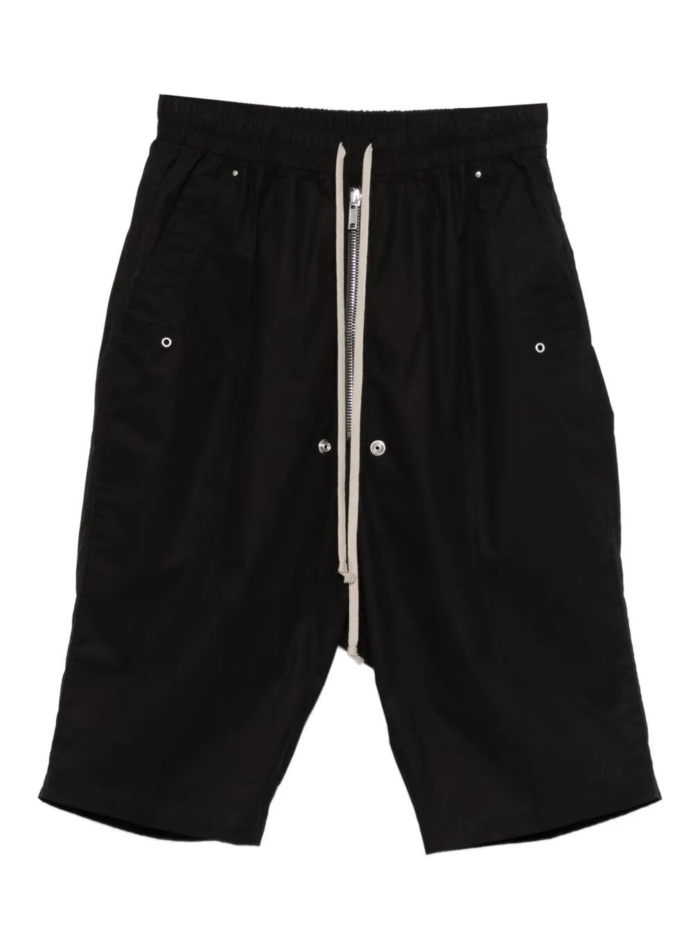 RICK OWENS Pants Zipper Black 'Bela Pods'　RICK OWENS パンツ ジッパー ブラック 'Bela Pods' RICK
