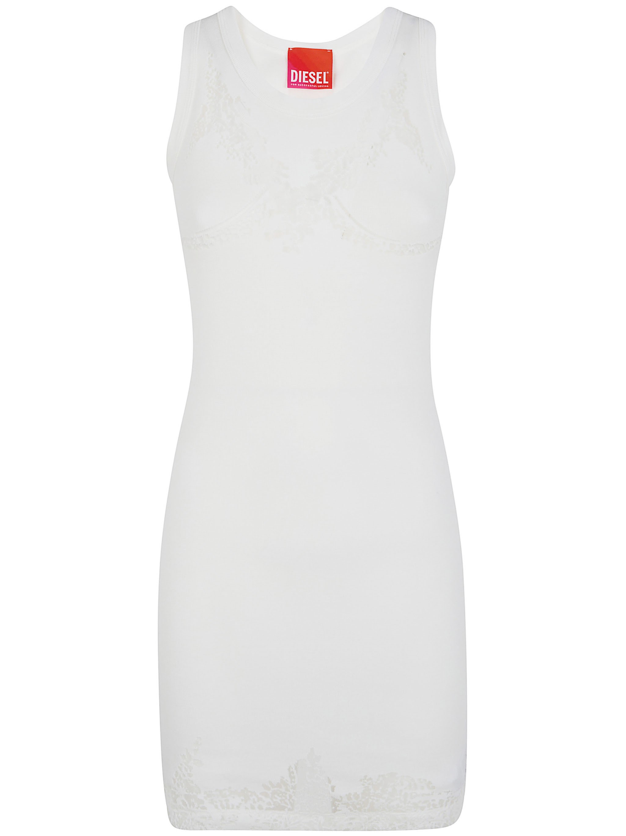 DIESEL X TINDER Clothing Lace Trim Dress "Anki"