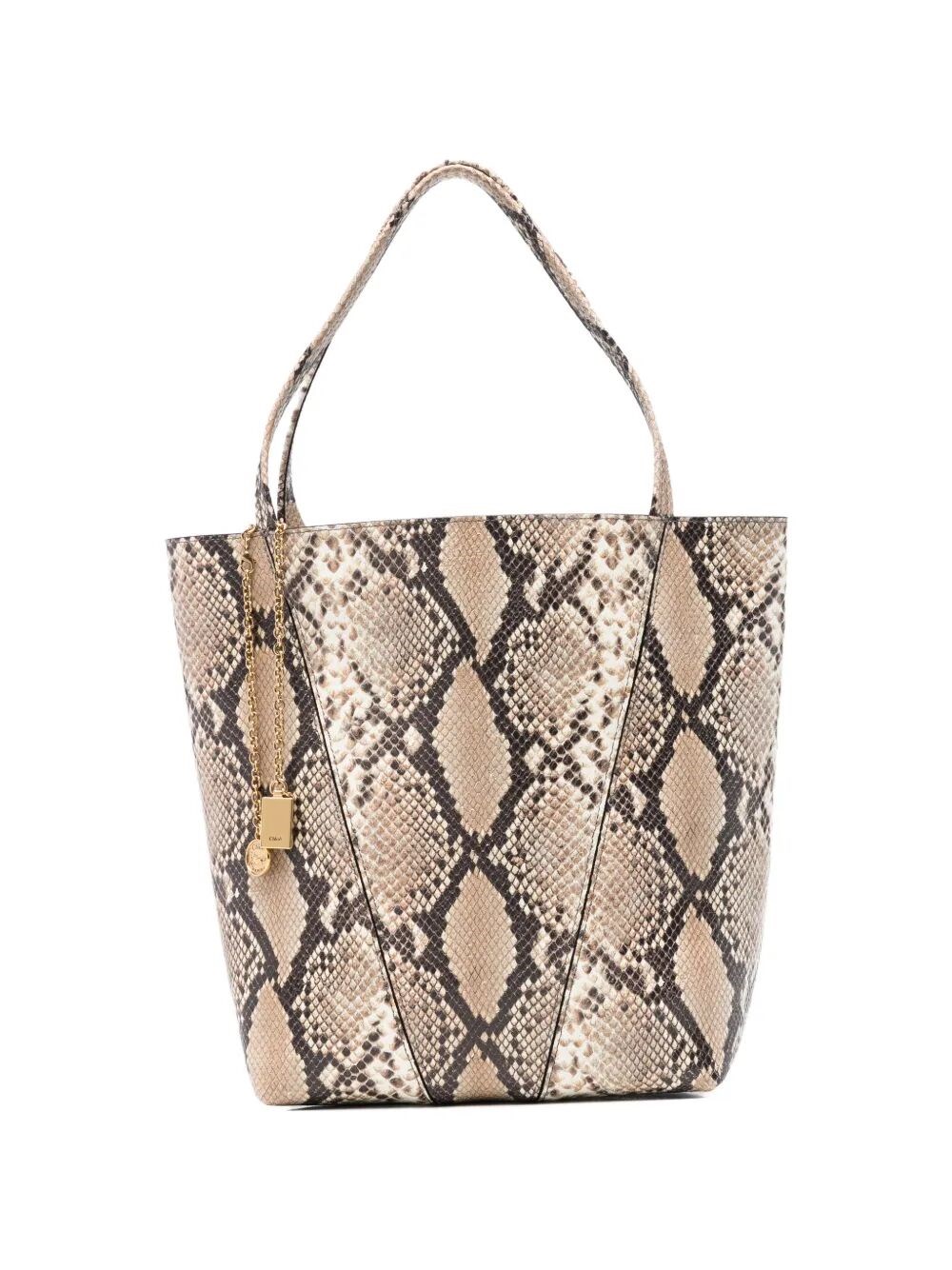 CHLOE Handbag Python Leather “Chloe` Spin”