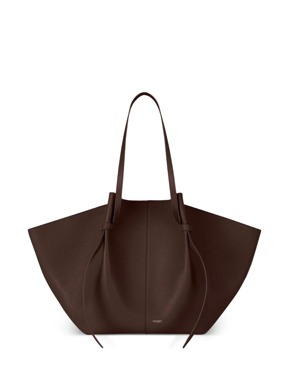 YUZEFI Handbag Brown Xl “Mochi” Tote Bag