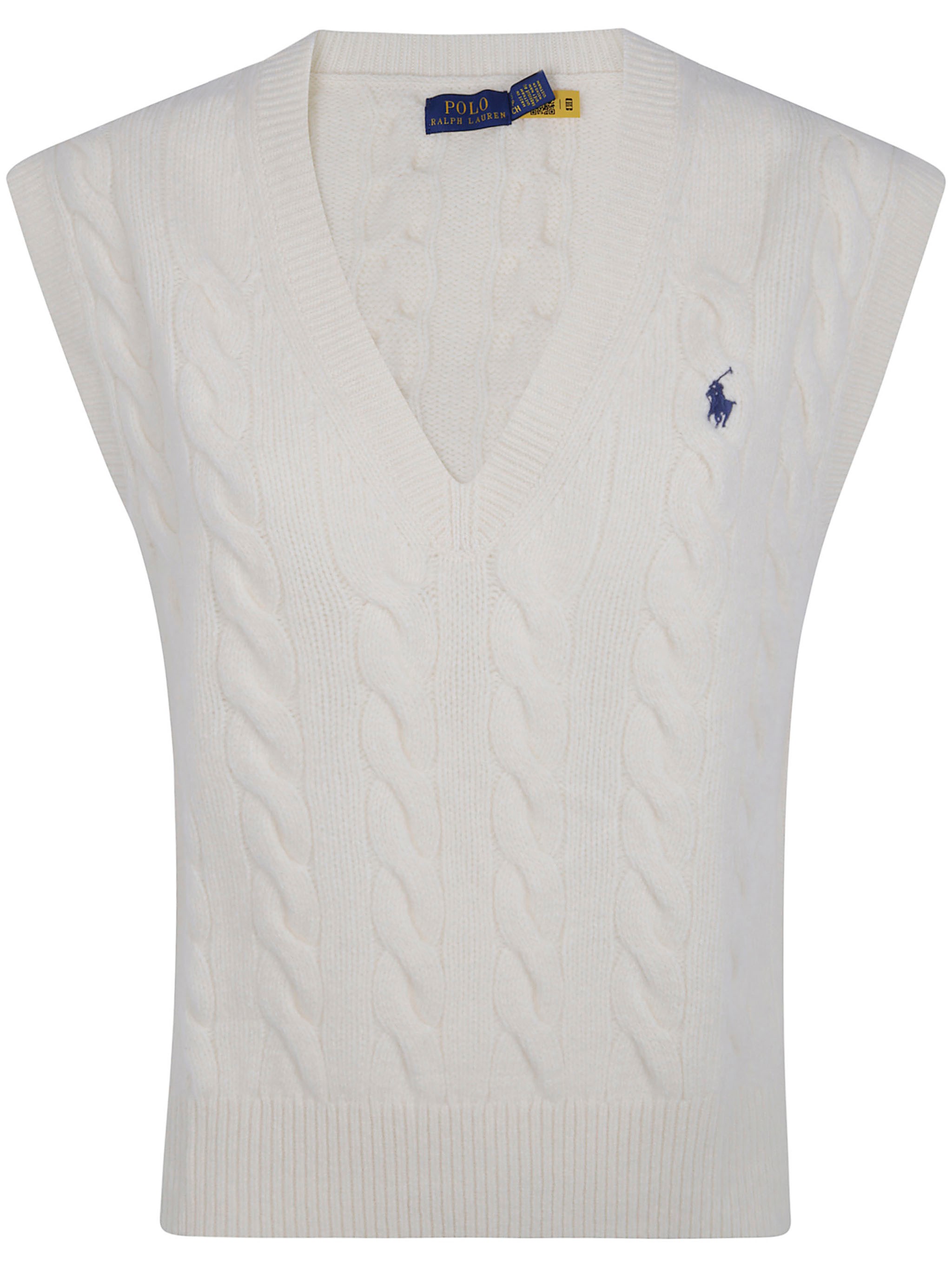 POLO RALPH LAUREN Sweater Wool Cashmere “Sleeveless Pullover”