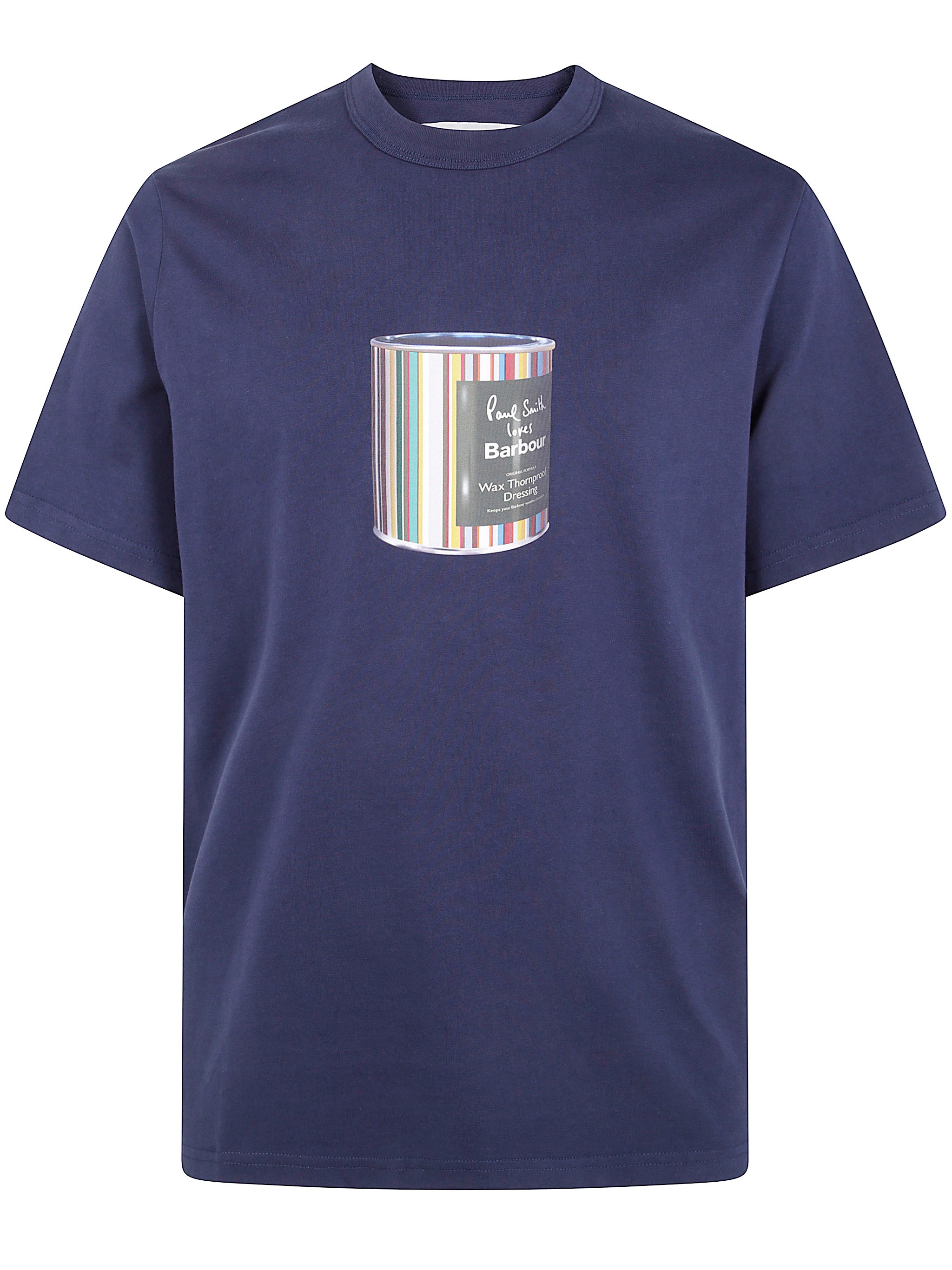BARBOUR X PAUL SMITH T-Shirt Regular Fit "Wax Can