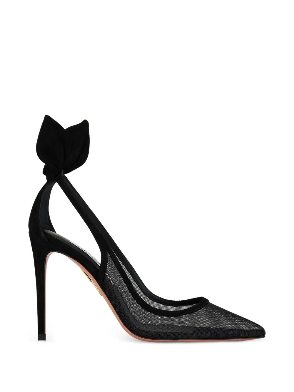 AQUAZZURA Decollete Bow Tie Pump T. 105