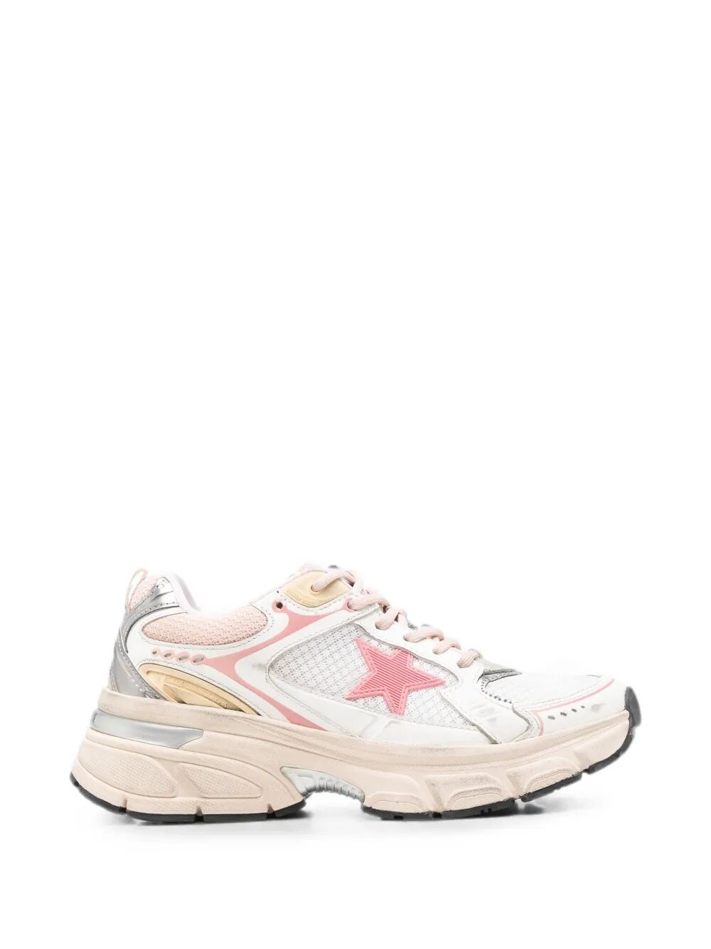 GOLDEN GOOSE Trainers Polished Bio Based Toe Sneakers "Lightstar"　GOLDEN GOOSE トレーナー ポリッシュド バイオベース トゥ スニーカー "ライトスター" GOLDEN