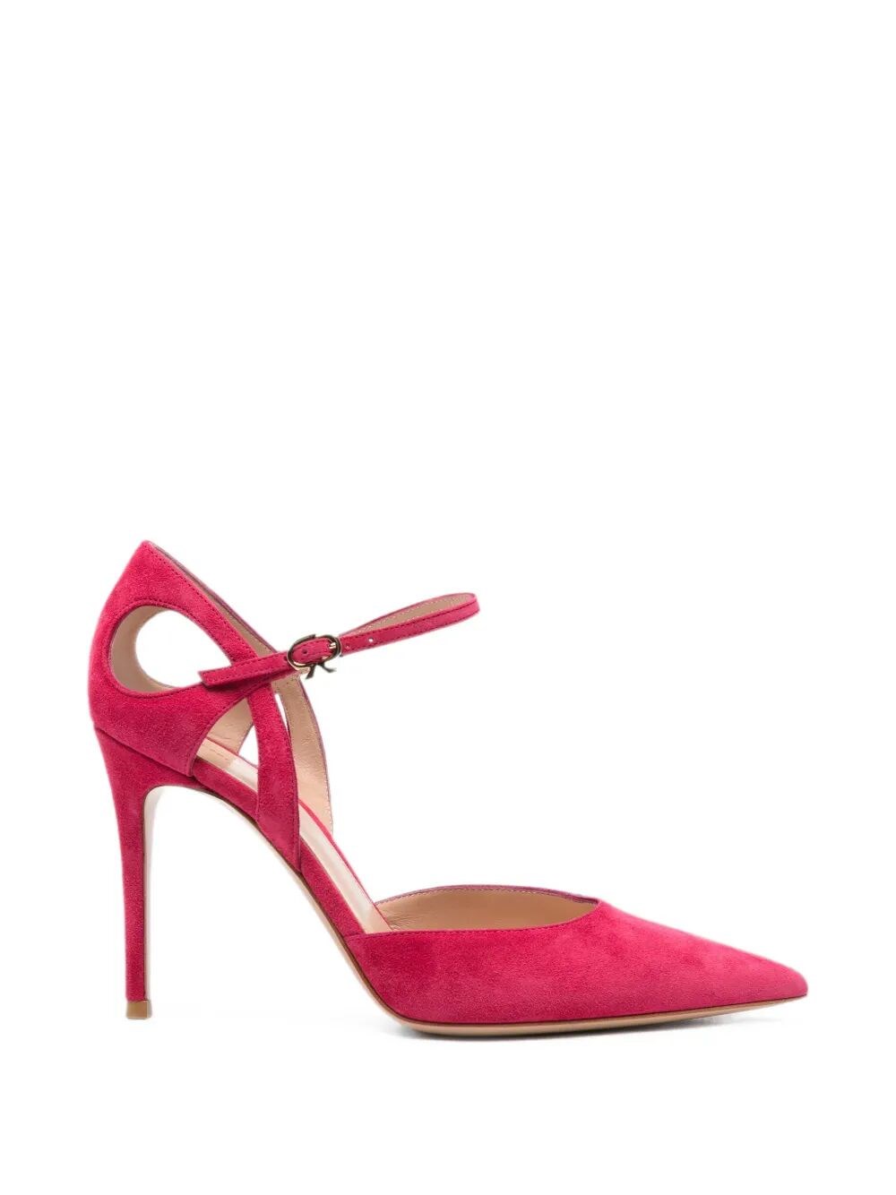 GIANVITO ROSSI Decollete Suede Leather "Camoscio"