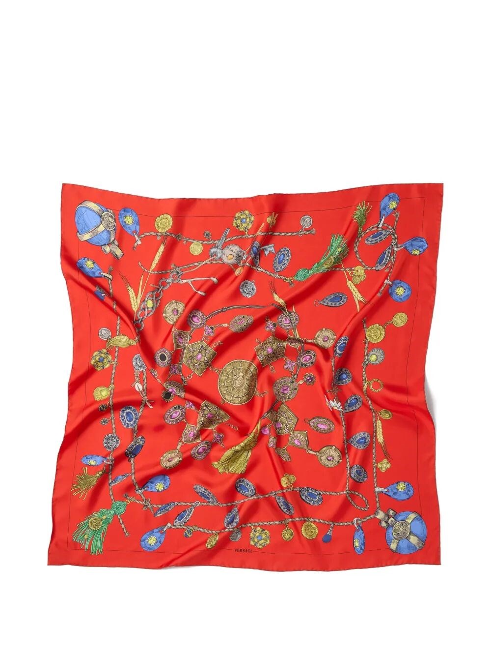 VERSACE Scarf Silk Twill "Broken Jewels"　VERSACE スカーフ シルクツイル 「Broken Jewels」 VERSACE
