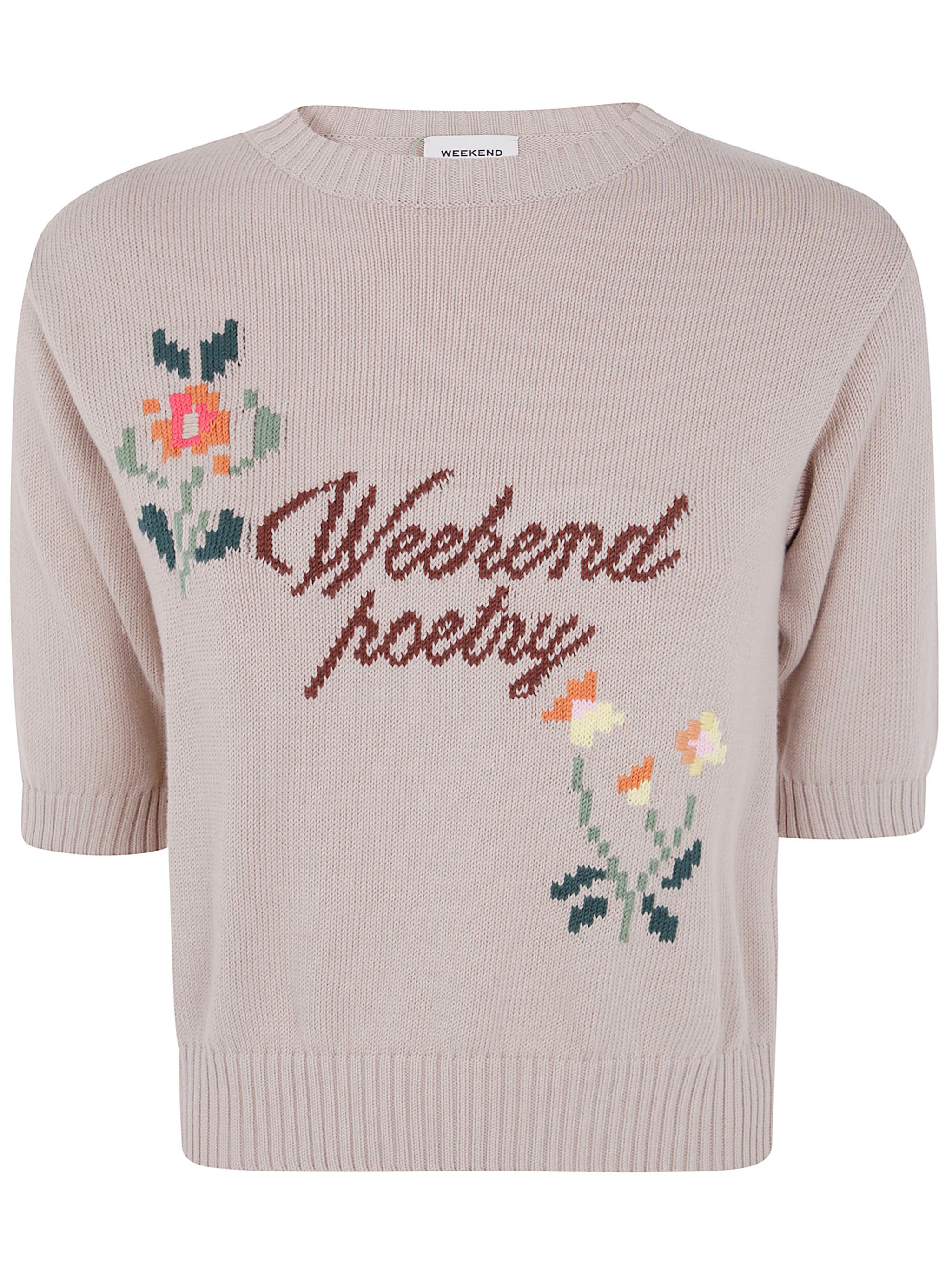 MAX MARA WEEKEND Sweater Floral Design "Wkd Fiacre