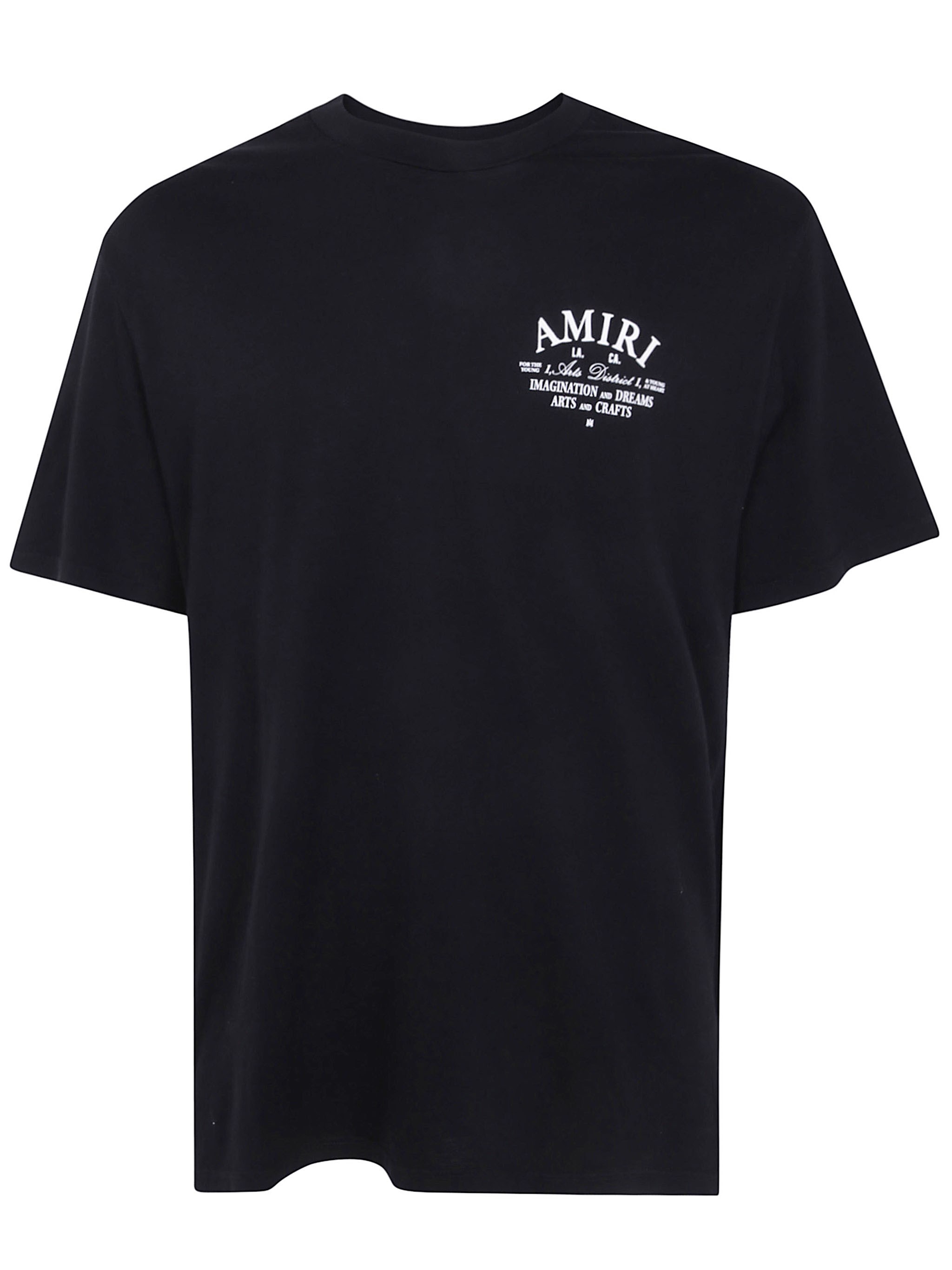 AMIRI T-Shirt Cotton Black "Amiri Arts District"　AMIRI Tシャツ コットン ブラック 「アミリ アーツ ディストリクト」 AMIRI