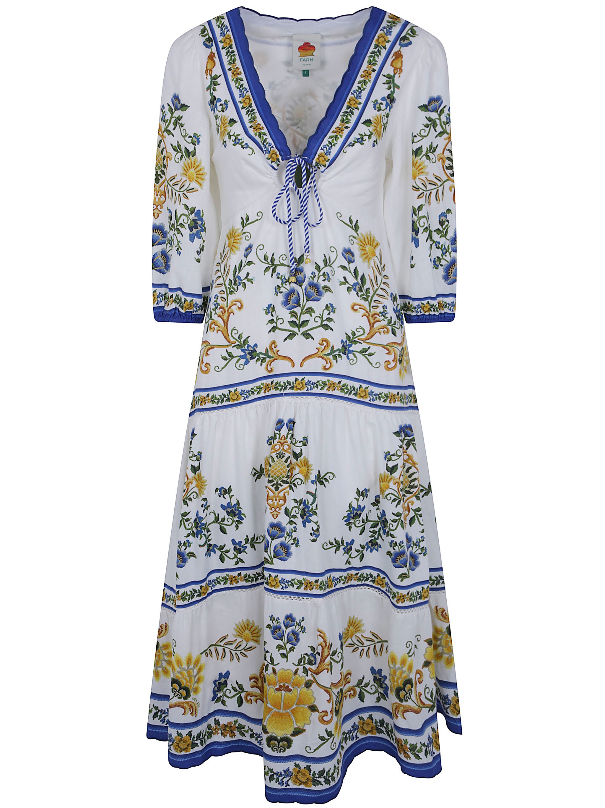 FARM RIO Dress Floral Tapestry "Emily"
