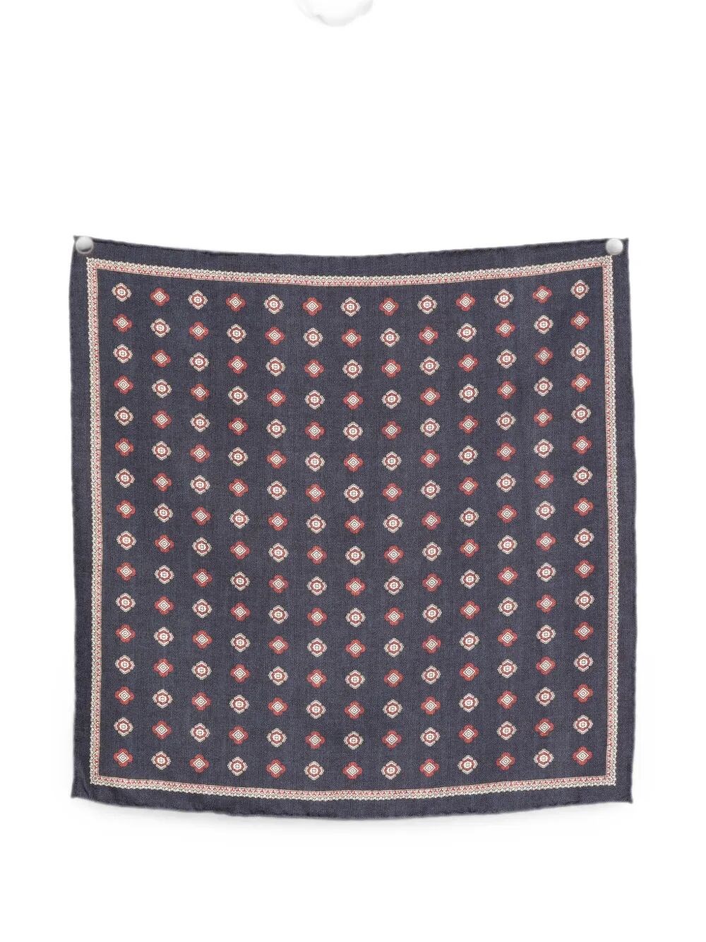 BRUNELLO CUCINELLI BRUNELLO CUCINELLI Scarf Blue "Pocket Square"　BRUNELLO CUCINELLI スカーフ ブルー 「ポケットスクエア」