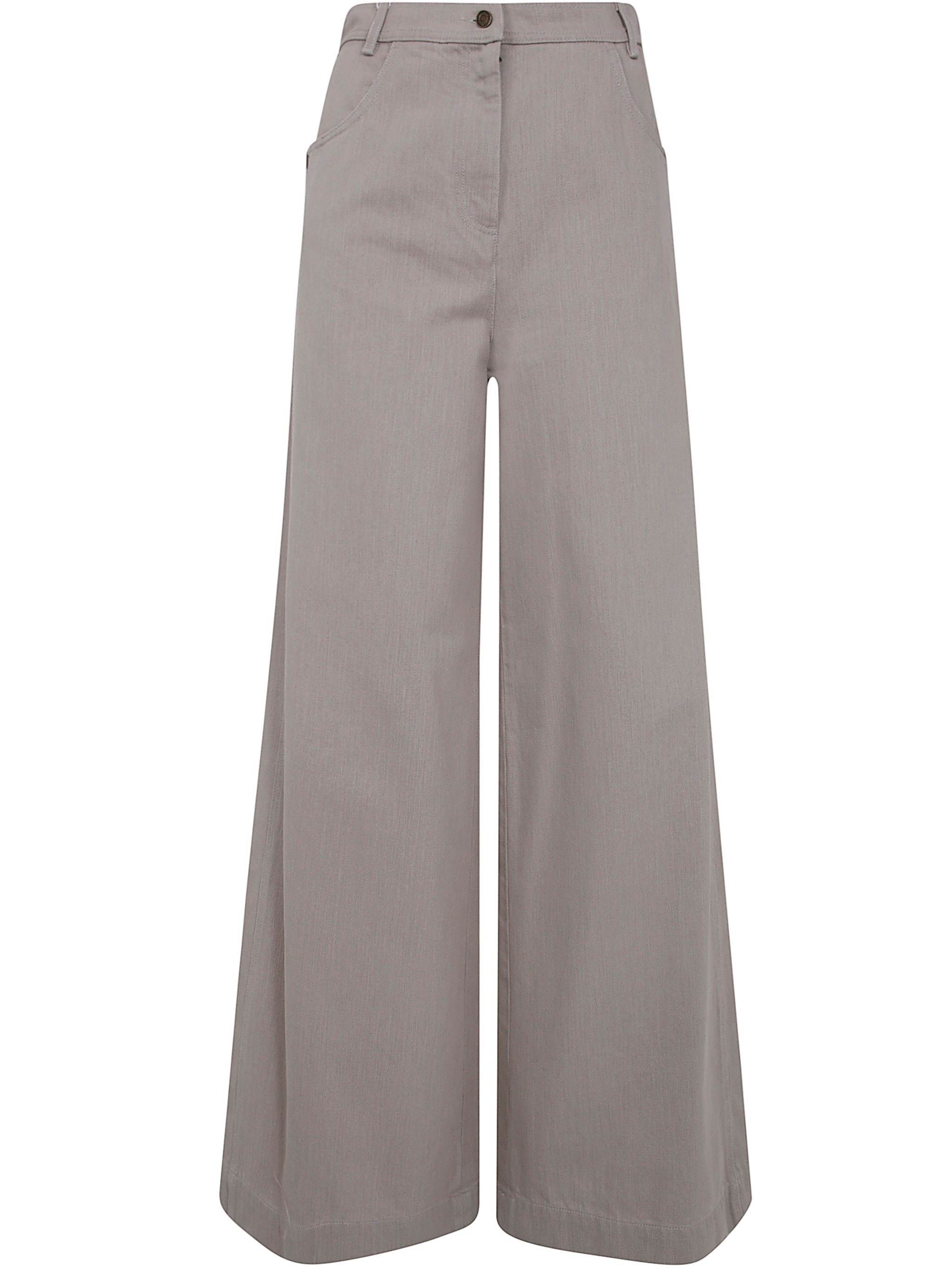 MAX MARA Pants Cotton Bull Oversized Jeans "Mxm Alamaro"　MAX MARA パンツ コットンブル オーバーサイズ ジーンズ "Mxm Alamaro" MAX
