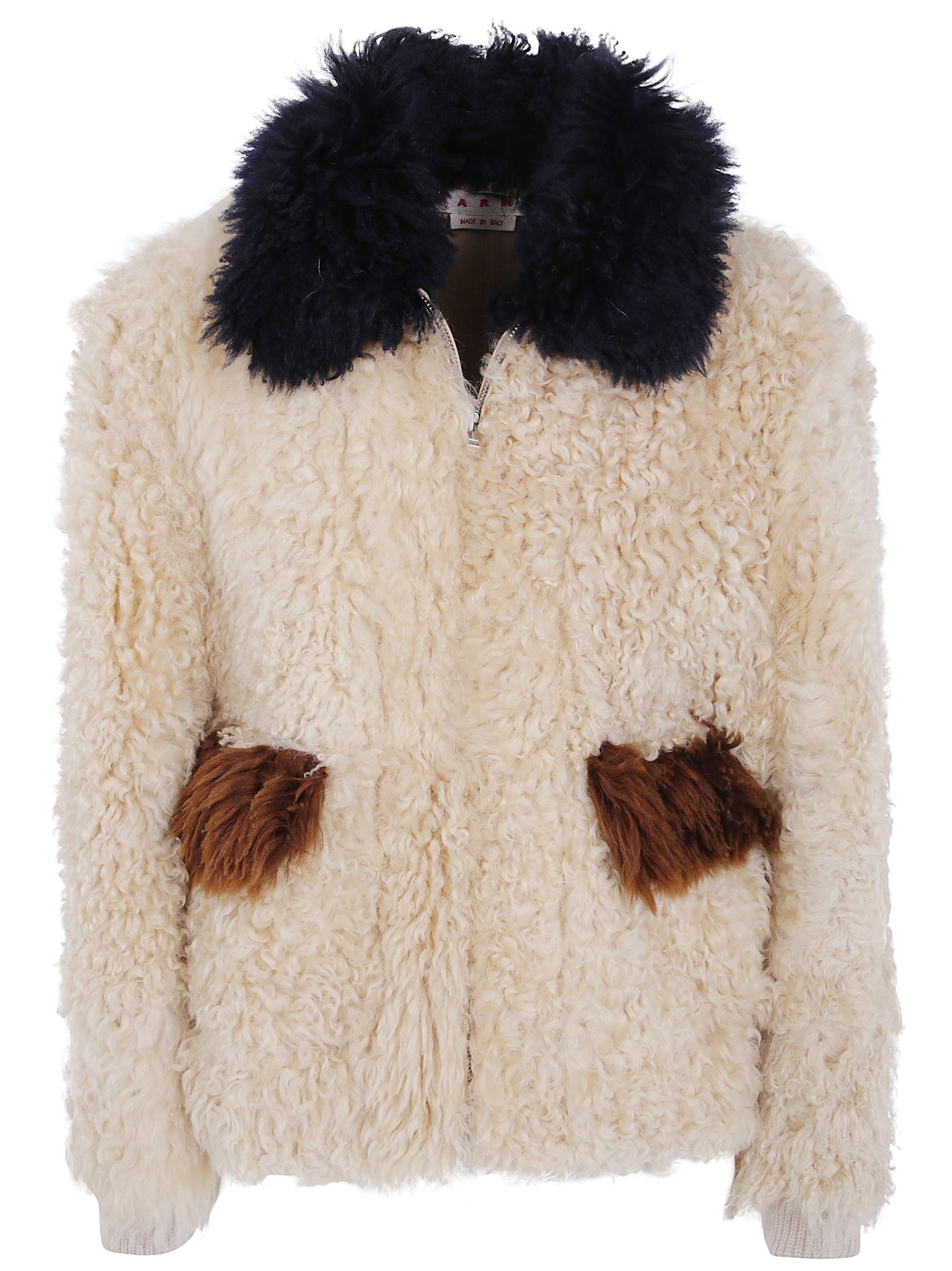 MARNI MARNI Jacket Lamb Fur "Jumy0217lq. Lm044"　マルニ ジャケット ラムファー「Jumy0217lq.Lm044」