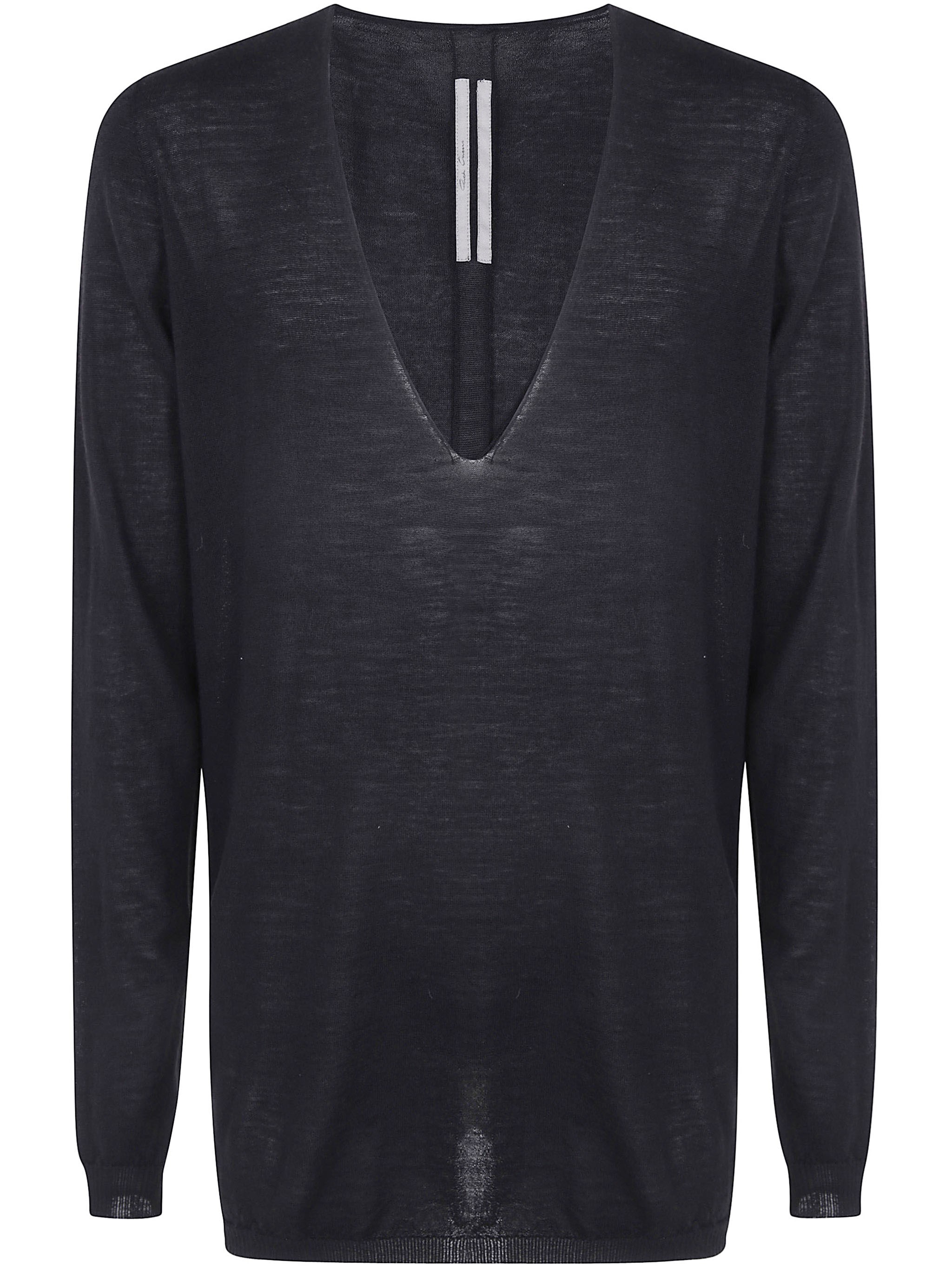 RICK OWENS Sweater V-Neck "Oversized V"　RICK OWENS セーター Vネック "オーバーサイズ V" RICK