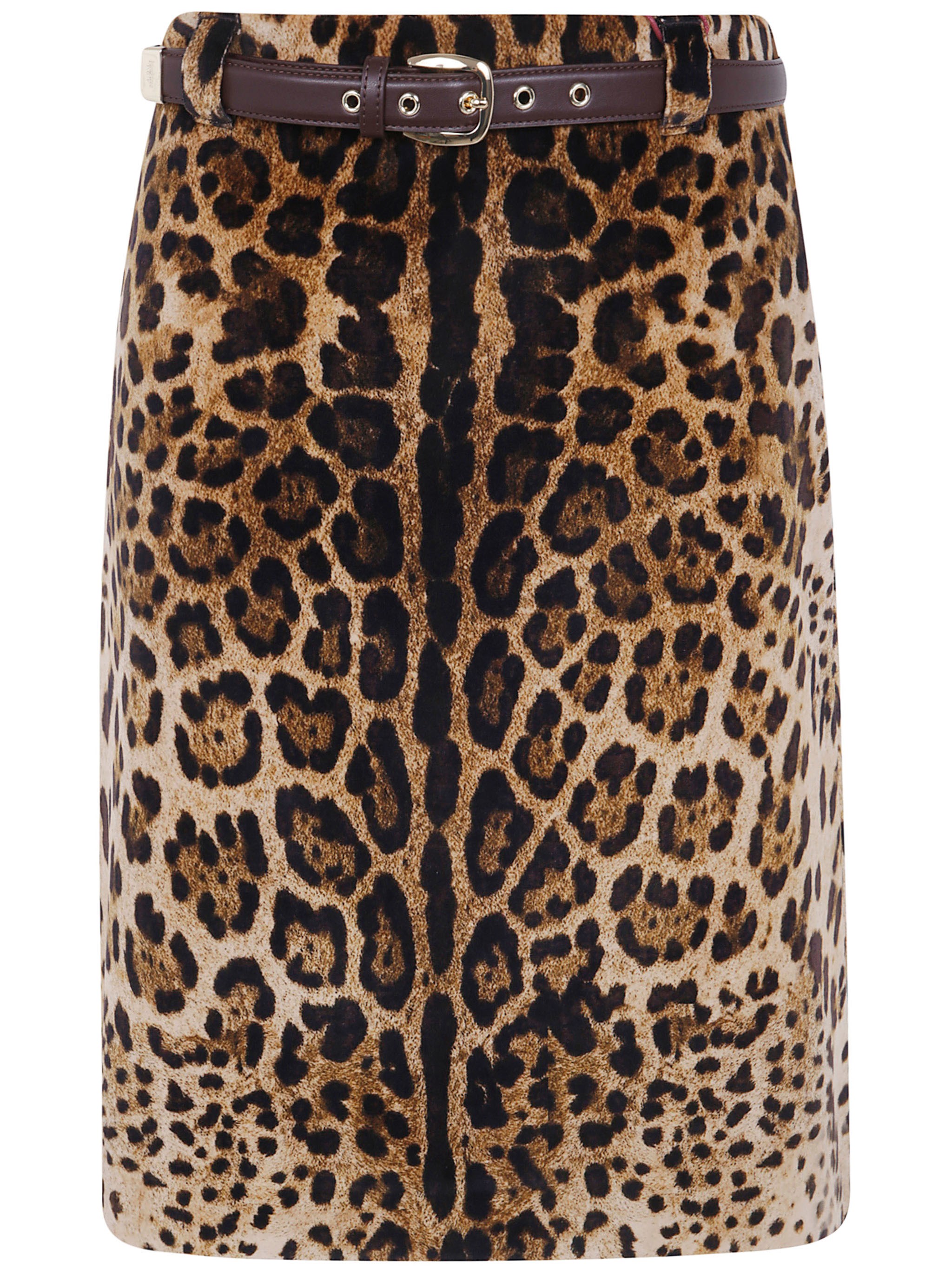 Max Mara MAX MARA STUDIO Skirt Leopard Print "Mst Falange"　MAX MARA STUDIO スカート ヒョウ柄「Mst Falange」