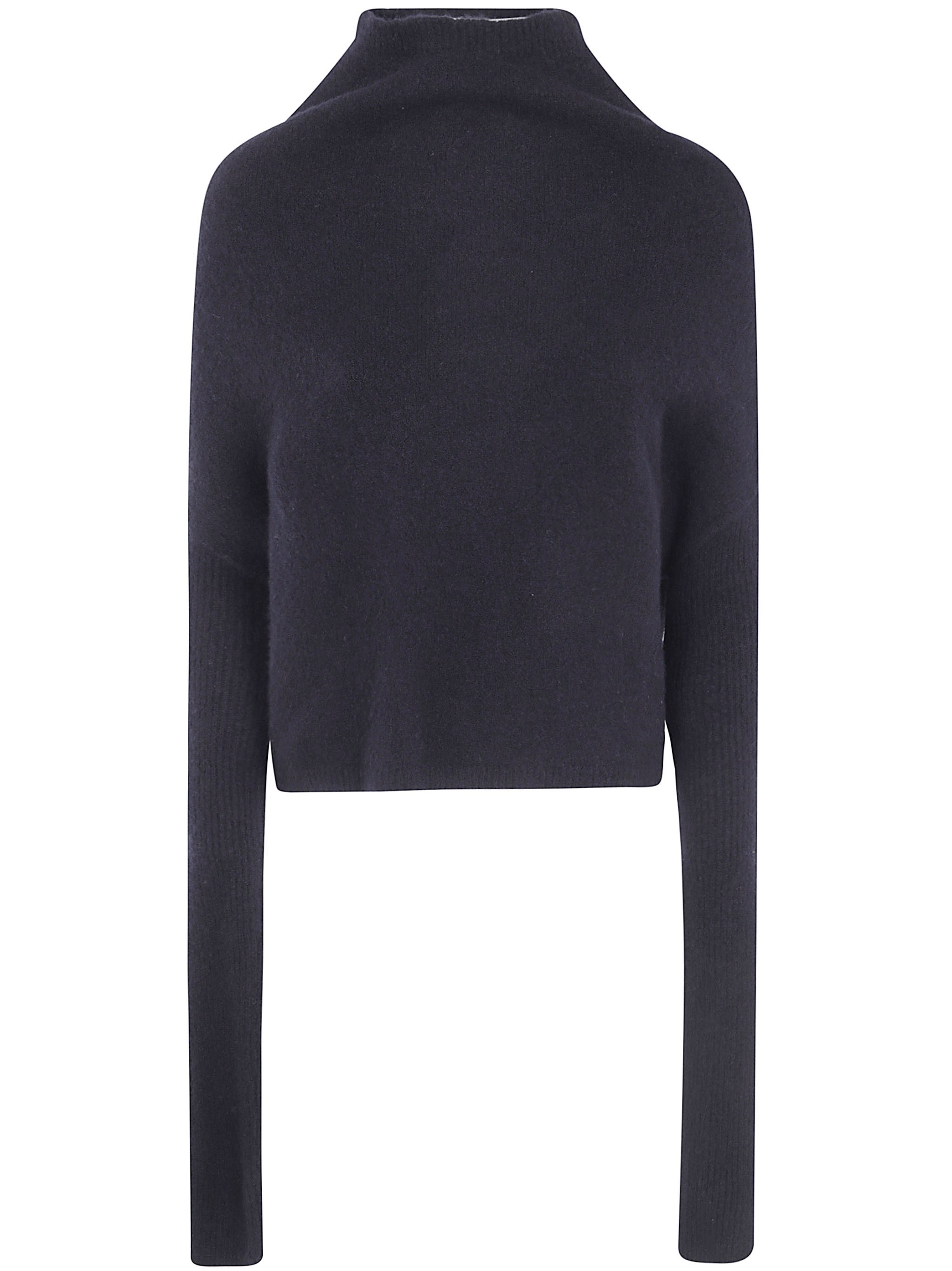 RICK OWENS Sweater Long Sleeves “Crater Neck Tee”