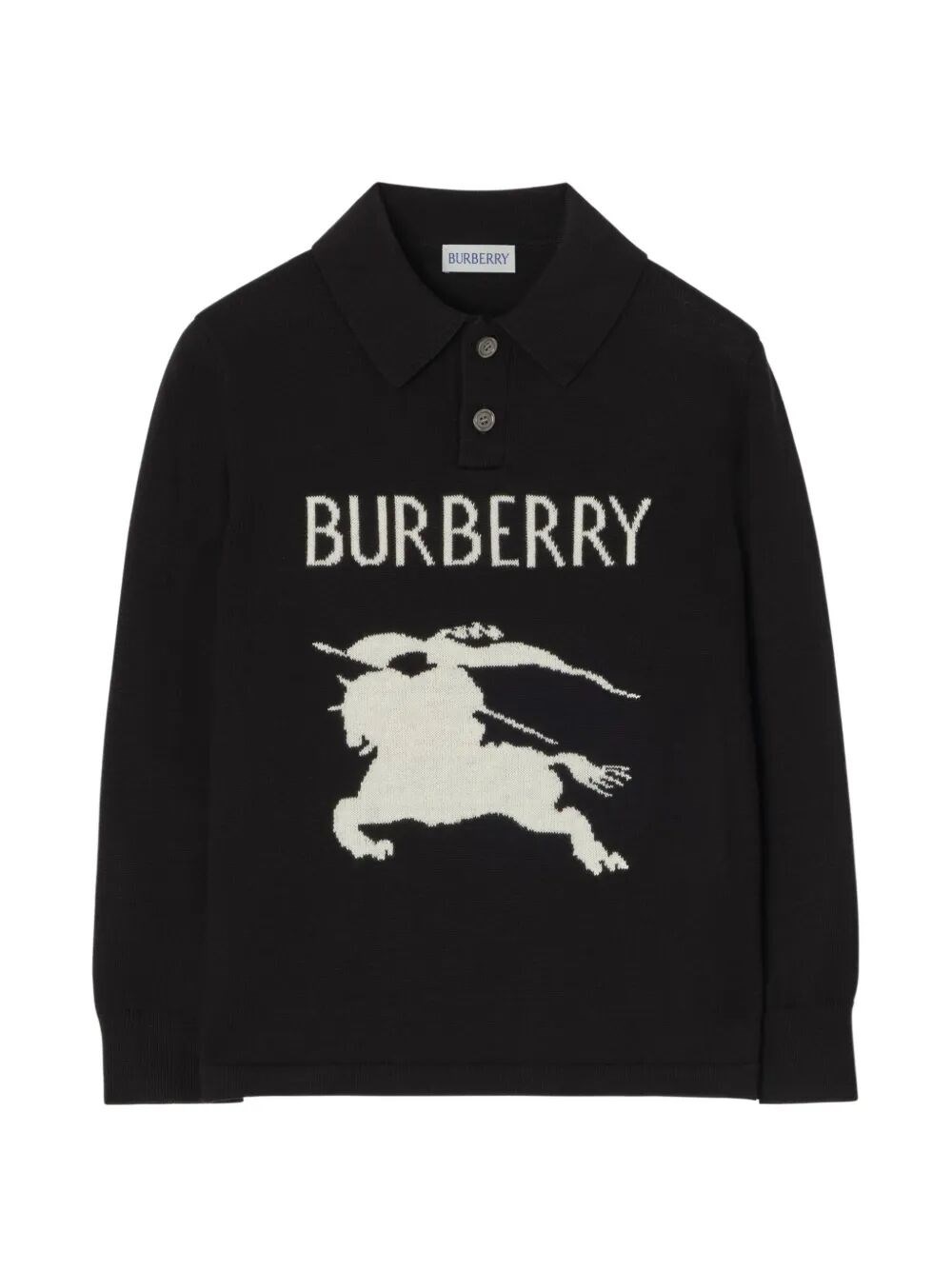 BURBERRY KIDS Sweater Knit Polo "Tane"　BURBERRY KIDS セーターニットポロ「タネ」 BURBERRY