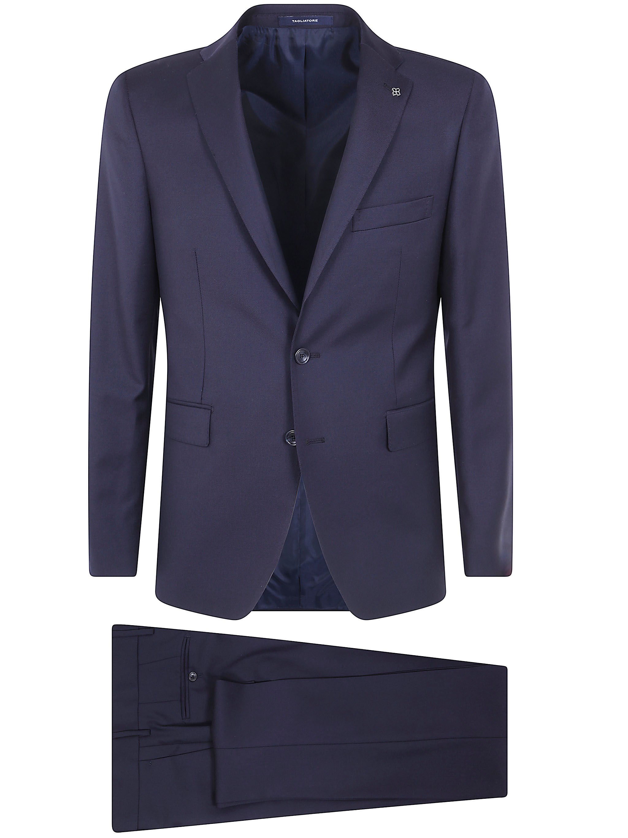 Tagliatore TAGLIATORE Suit Blue Virgin Wool "2Fbr22b01.070001 B5713"　タリアトーレ スーツ ブルー バージンウール「2Fbr22b01.070001 B5713」