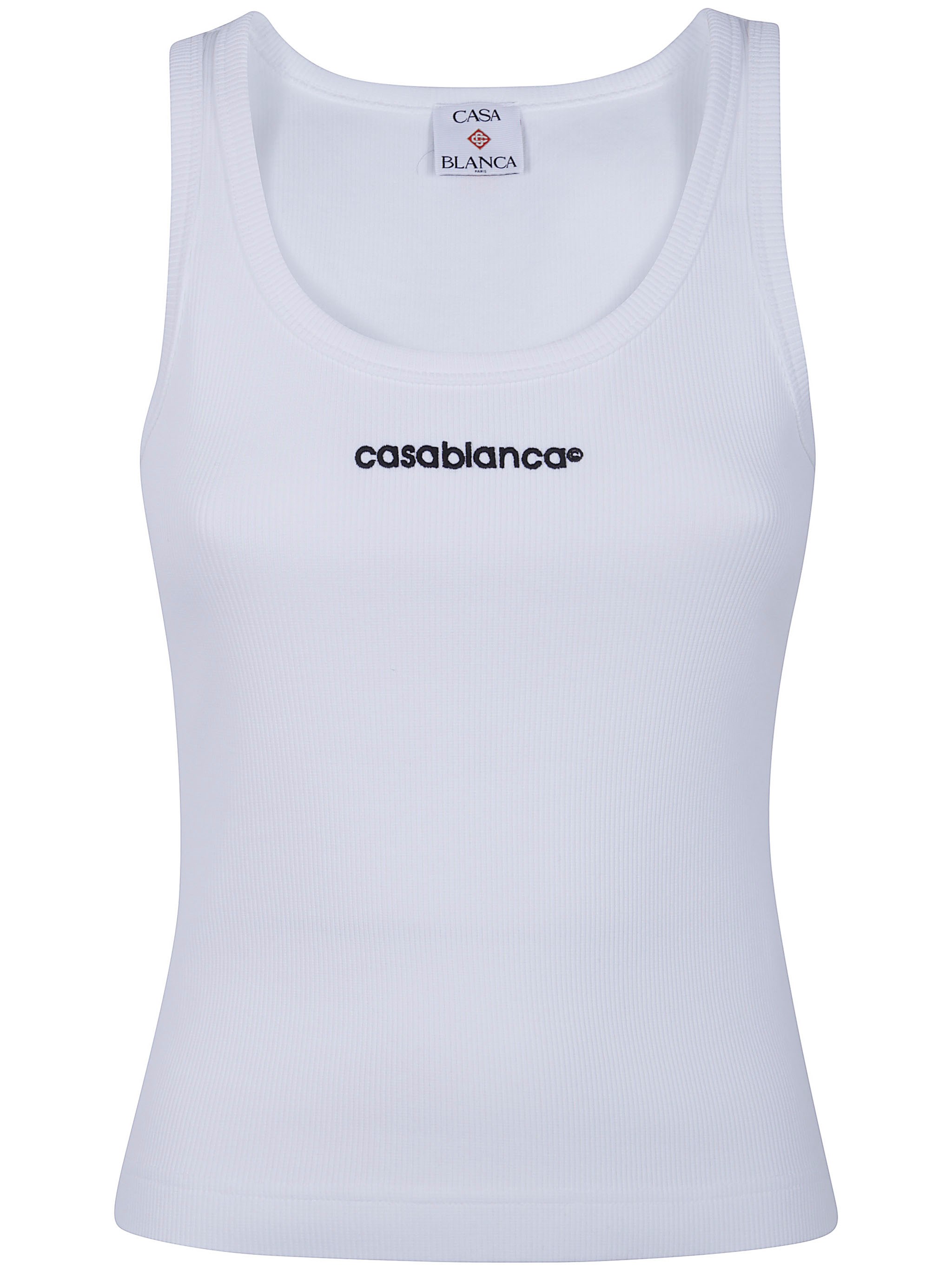 CASABLANCA Top Ribbed "W. Pf26.Jts.039.02 White"　カサブランカ トップスリブ「W.Pf26.Jts.039.02 ホワイト」 CASABLANCA