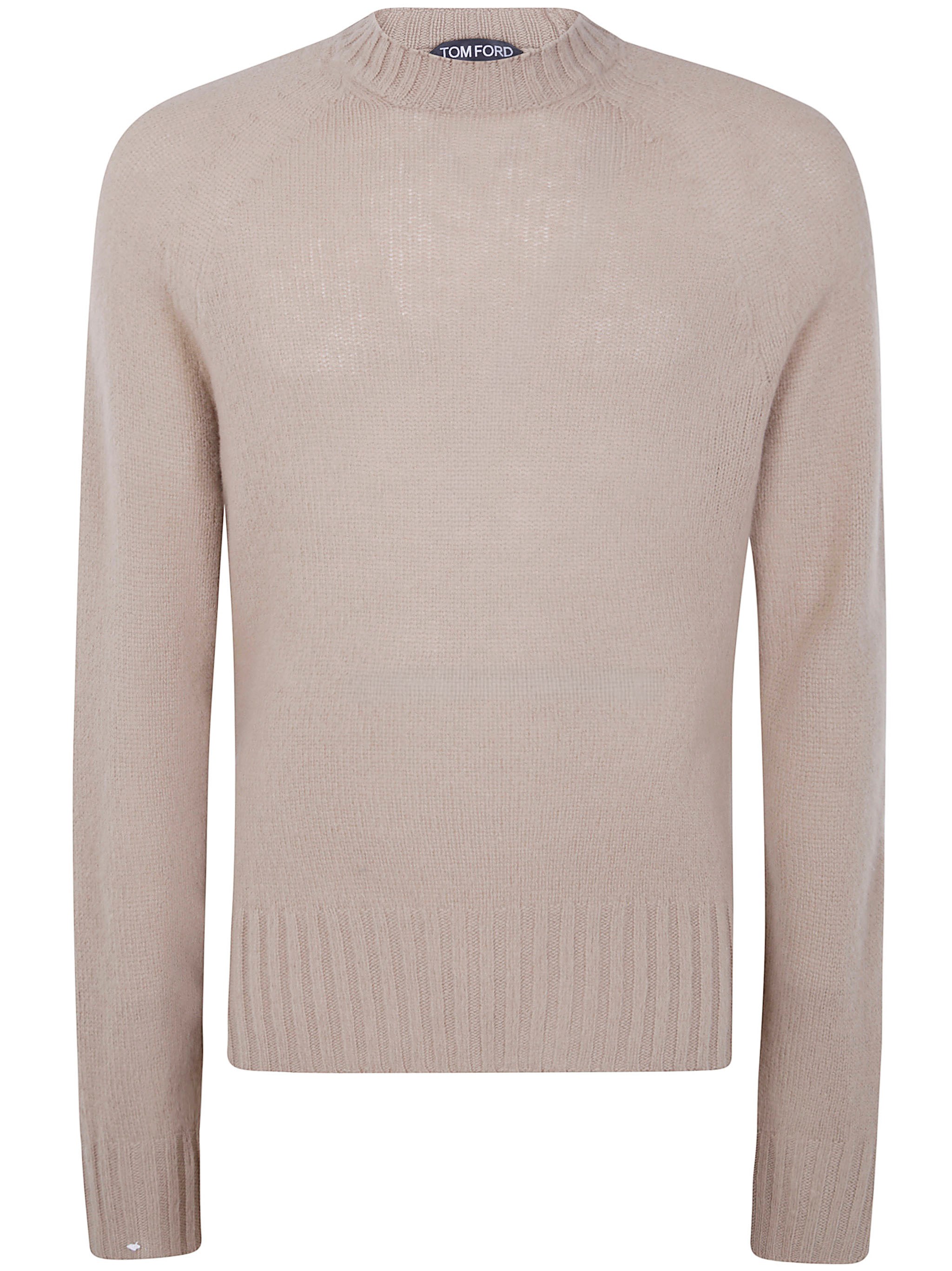 TOM FORD Sweater Seamless Brushed Cashmere Ls Crew Neck