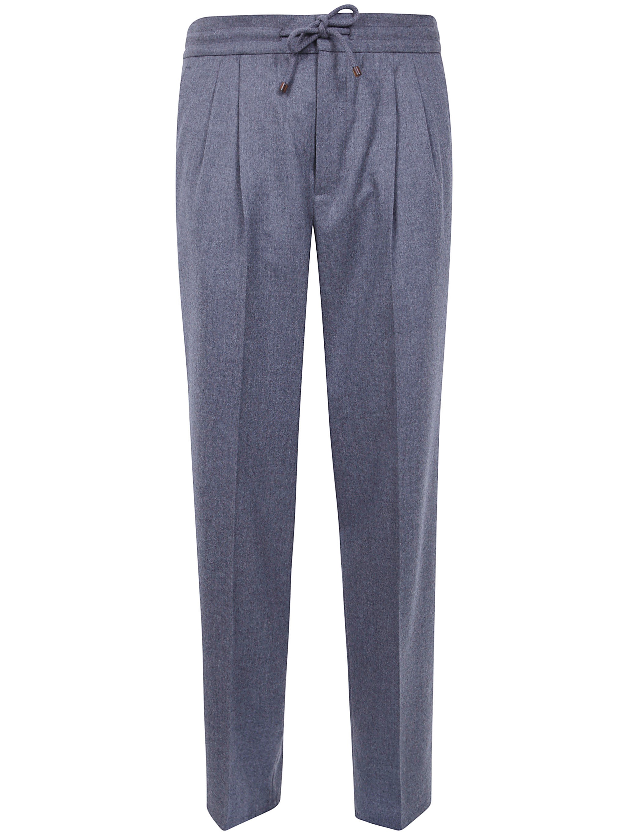 Brunello Cucinelli Pants Wool "Me226e1710 C003 Grey"