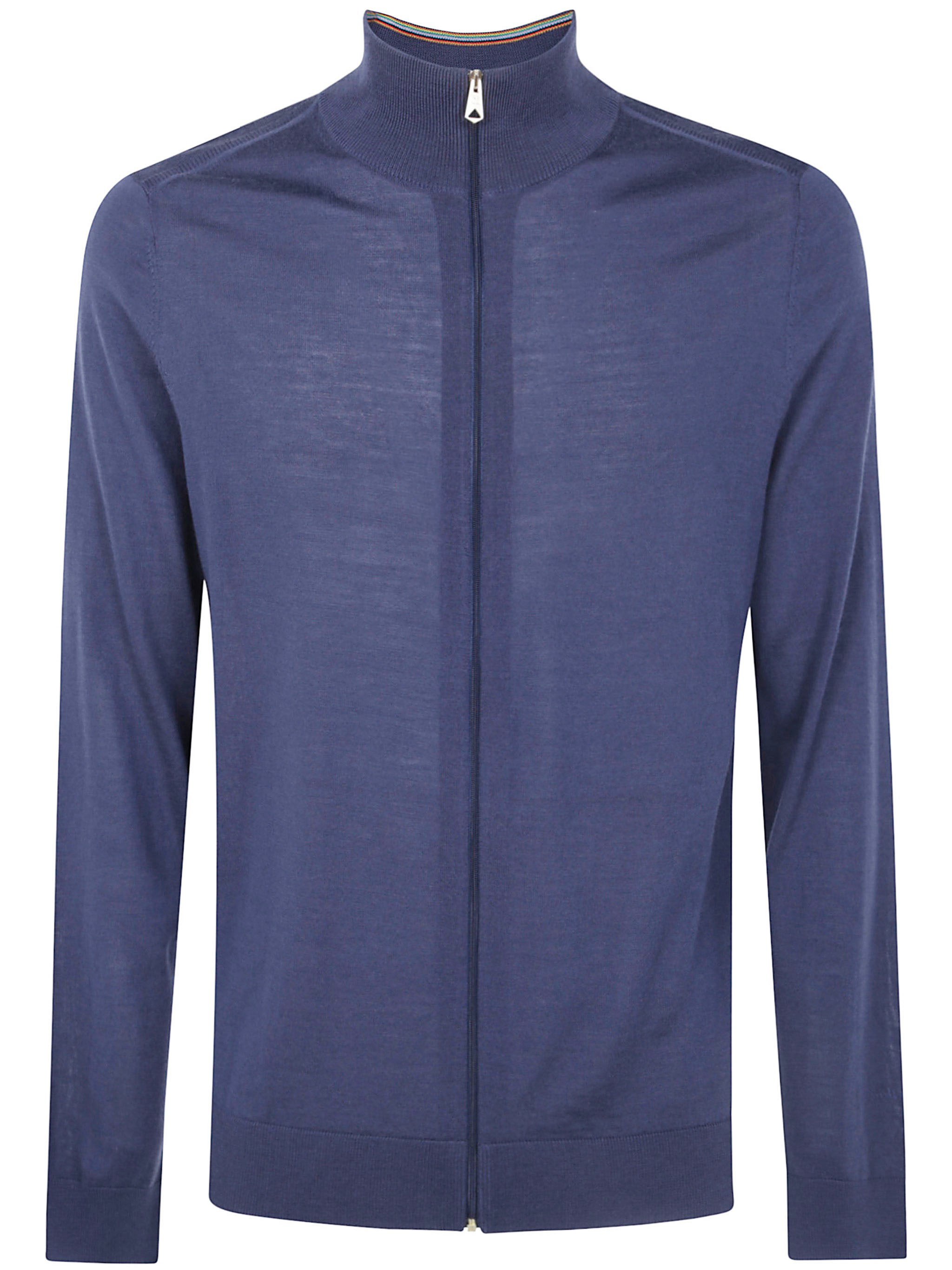 PAUL SMITH Sweater Zip Thru "Mens Cardigan Zip Thru"