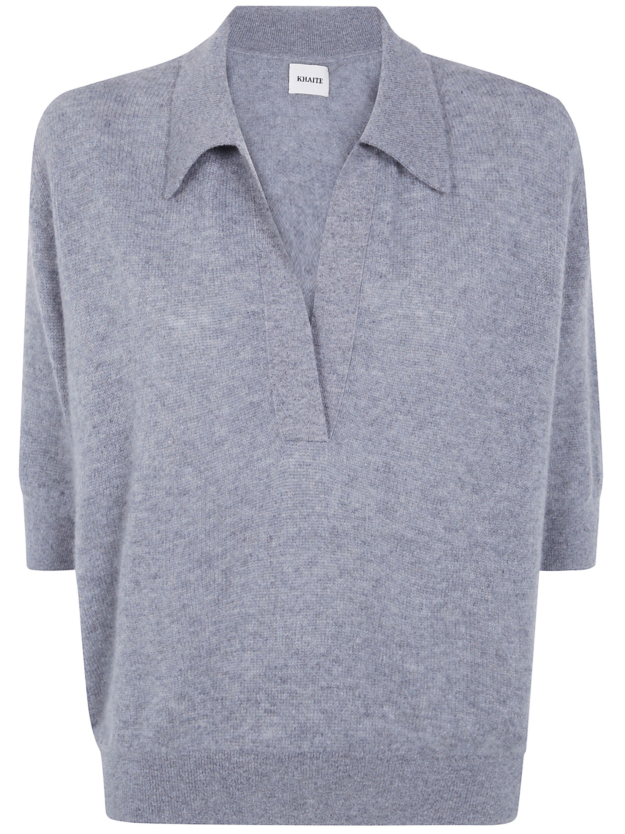 KHAITE Sweater Polo "Shrunken Jo