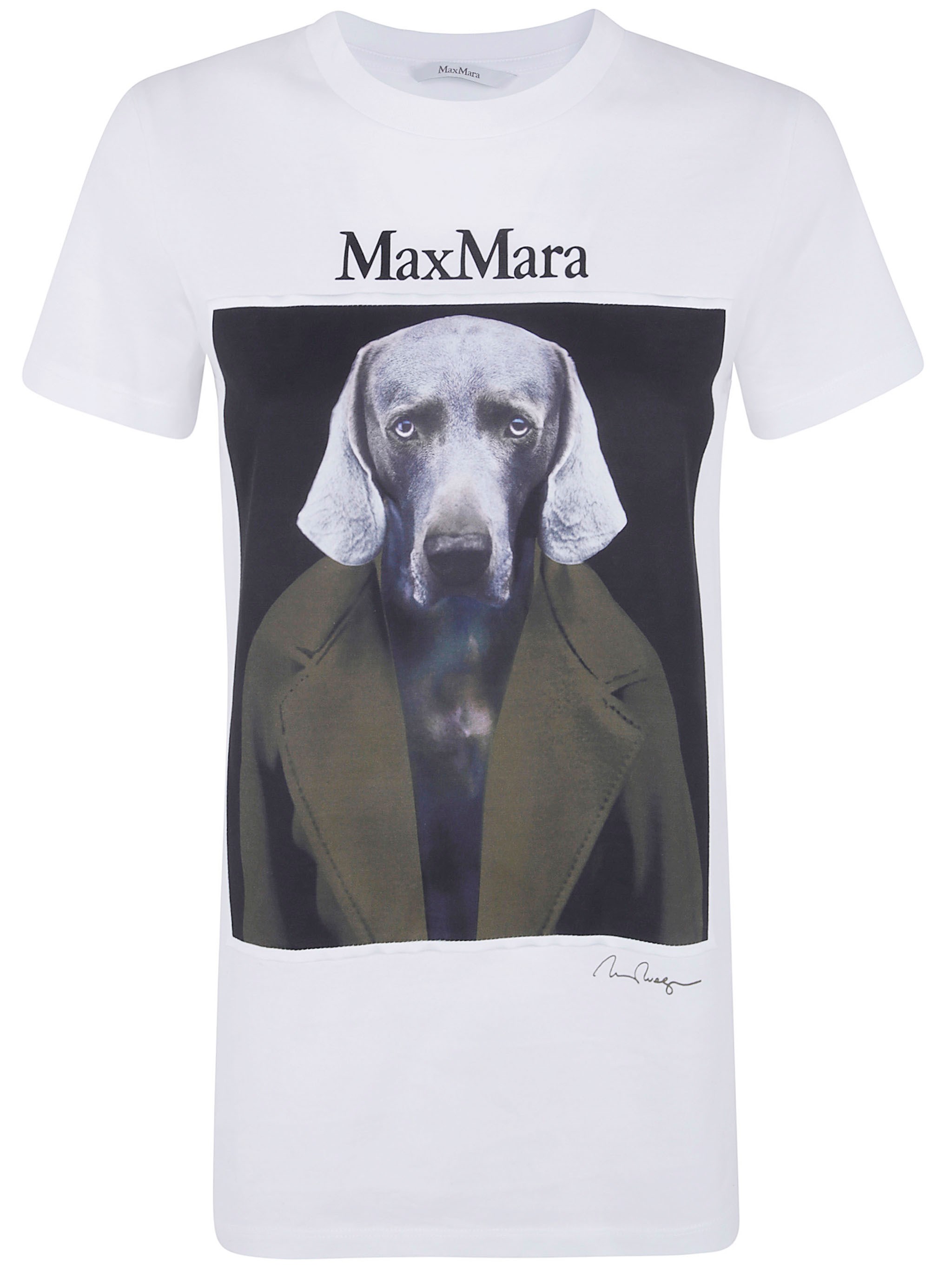 Max Mara T-Shirt Classic Print "Mxm Calca"