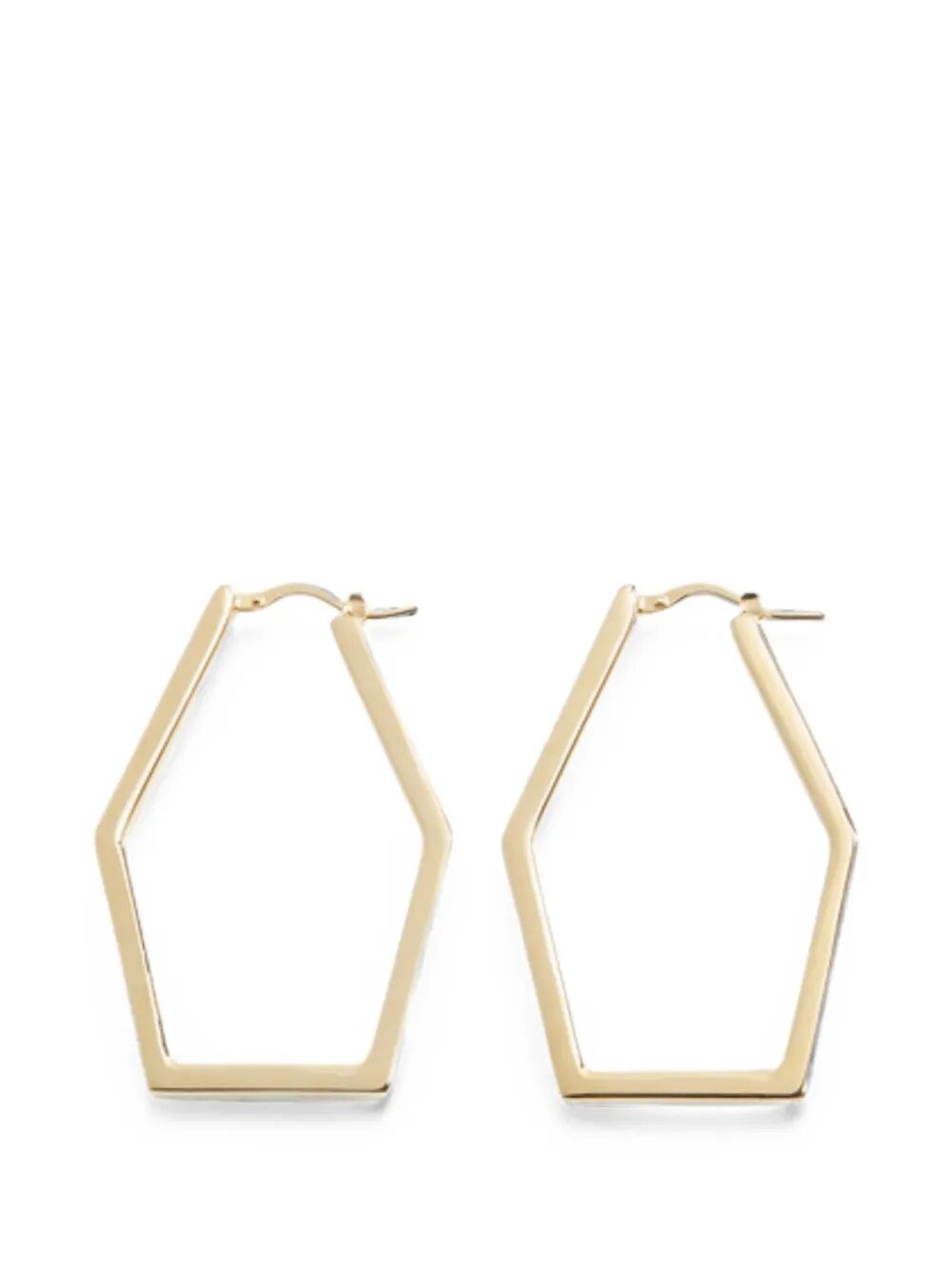 LA DOUBLE J Earrings Metallic Portal Hoops