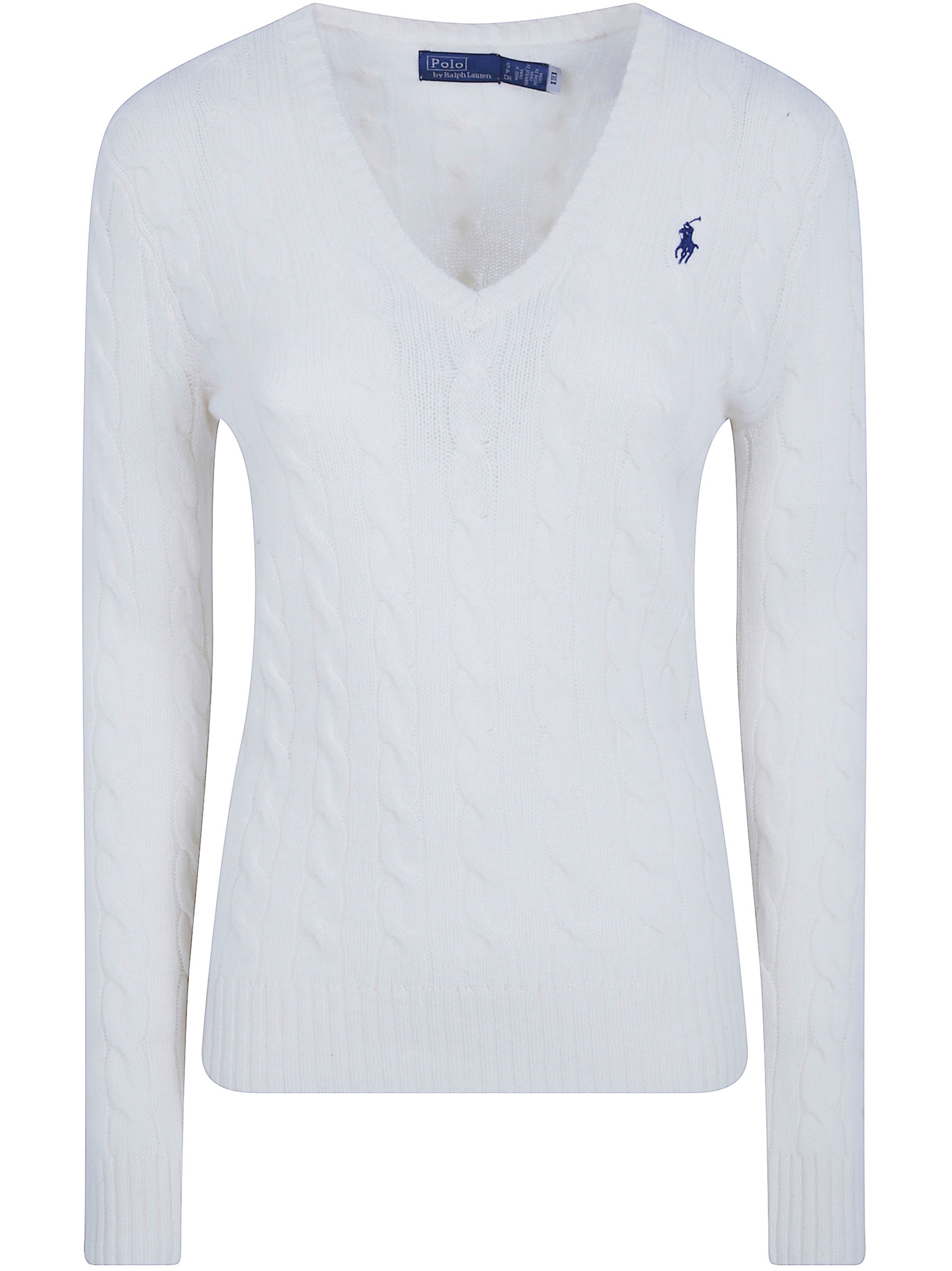 POLO RALPH LAUREN Sweater 100% Wool “Kimberly” Long Sleeves