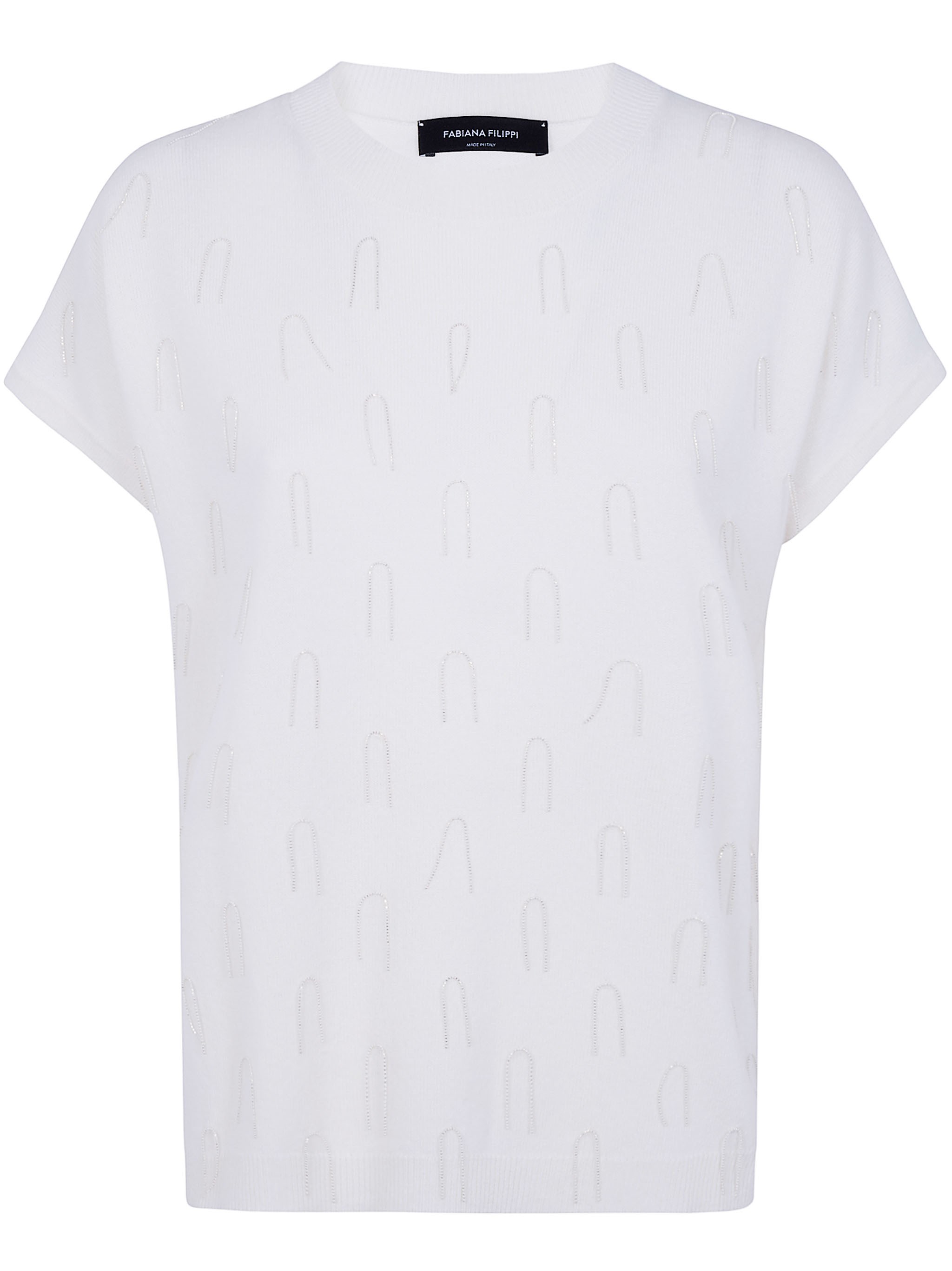 FABIANA FILIPPI Sweater Cap Sleeve “Platinum”