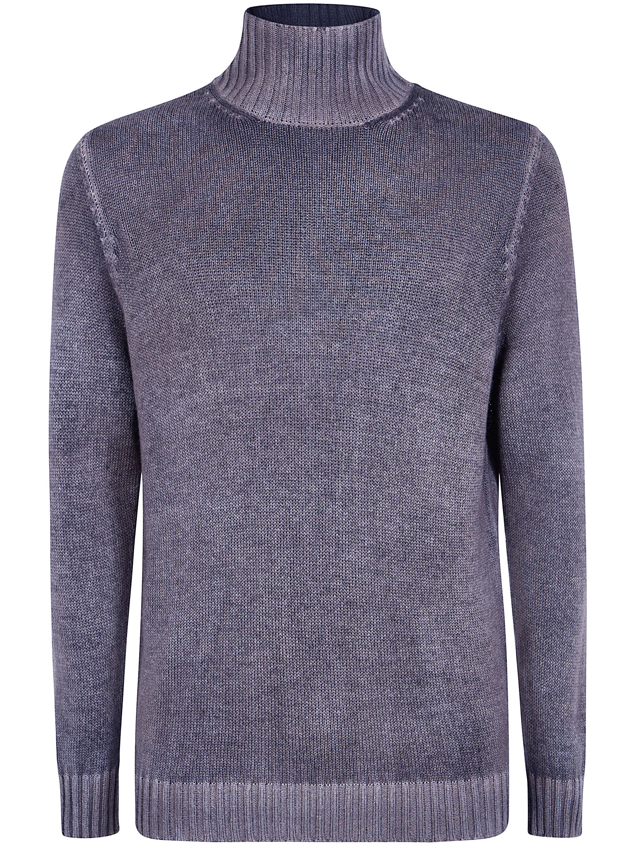 AVANT TOI Sweater High Neck Pullover “Hand Painted Cashmere And Wool”