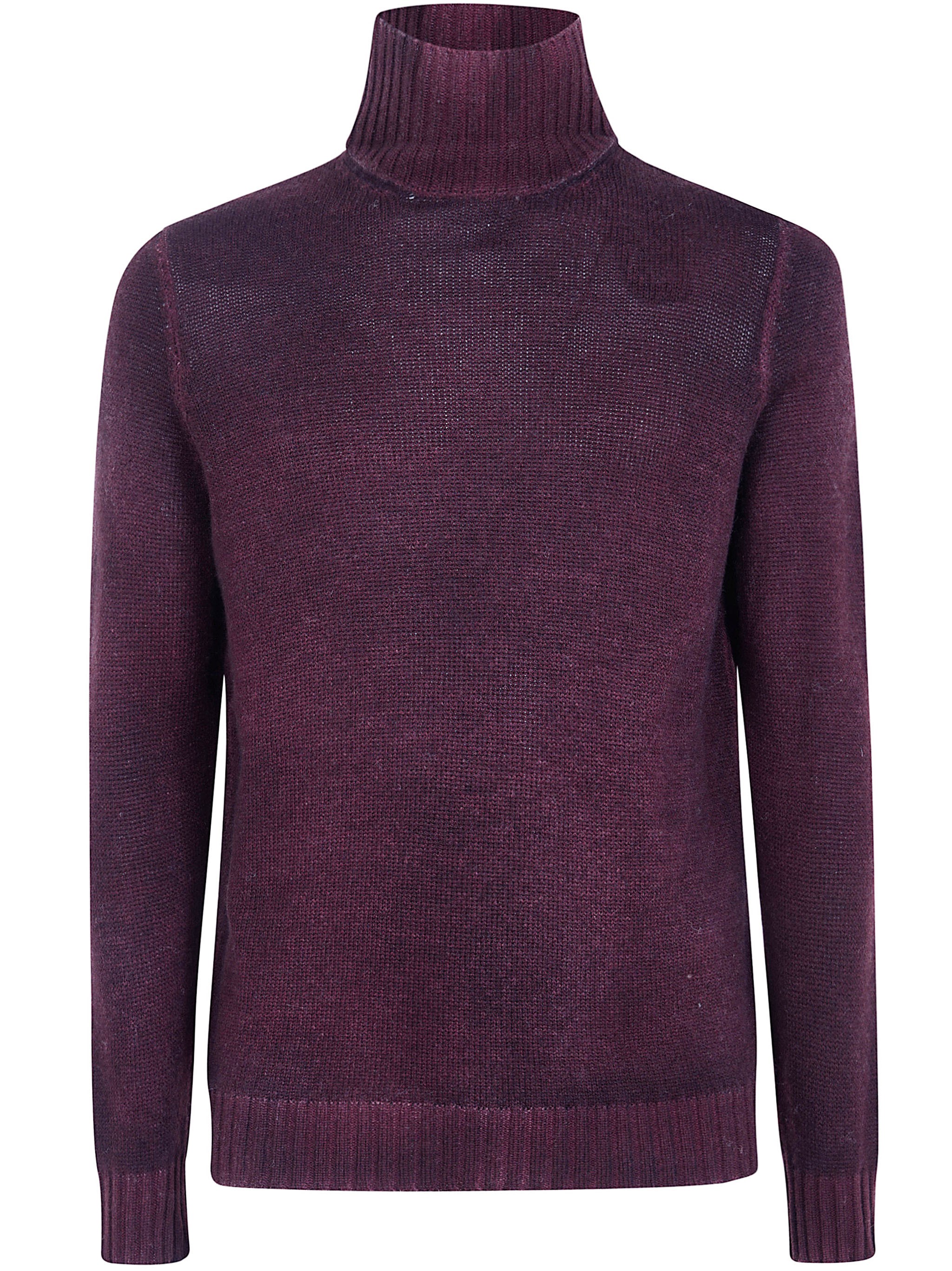 High Neck "Hand Painted Cashmere Sweater