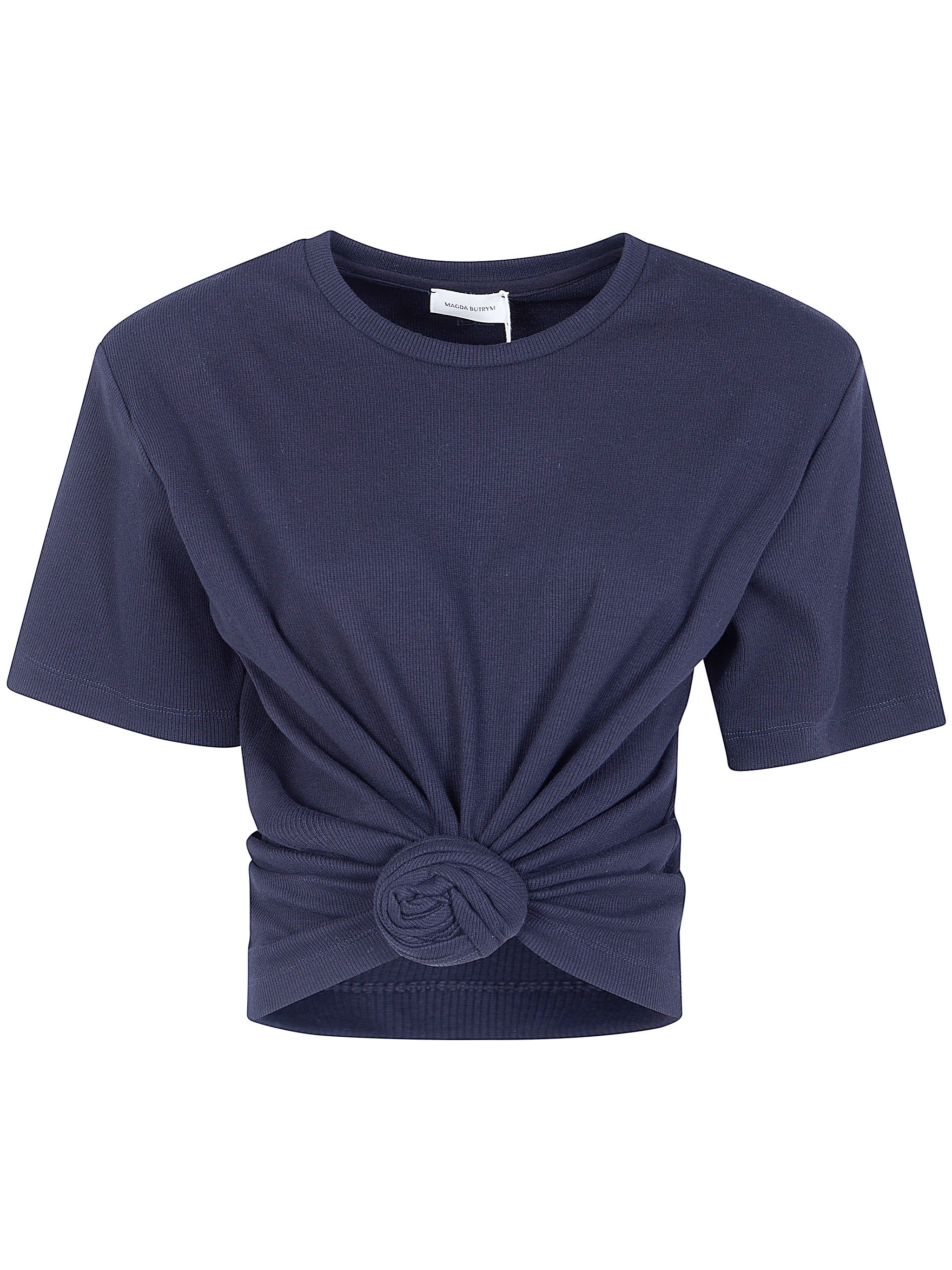 MAGDA BUTRYM T-Shirt Cropped "Twist"　マグダ・ブトリム Tシャツ クロップド「ツイスト」 MAGDA