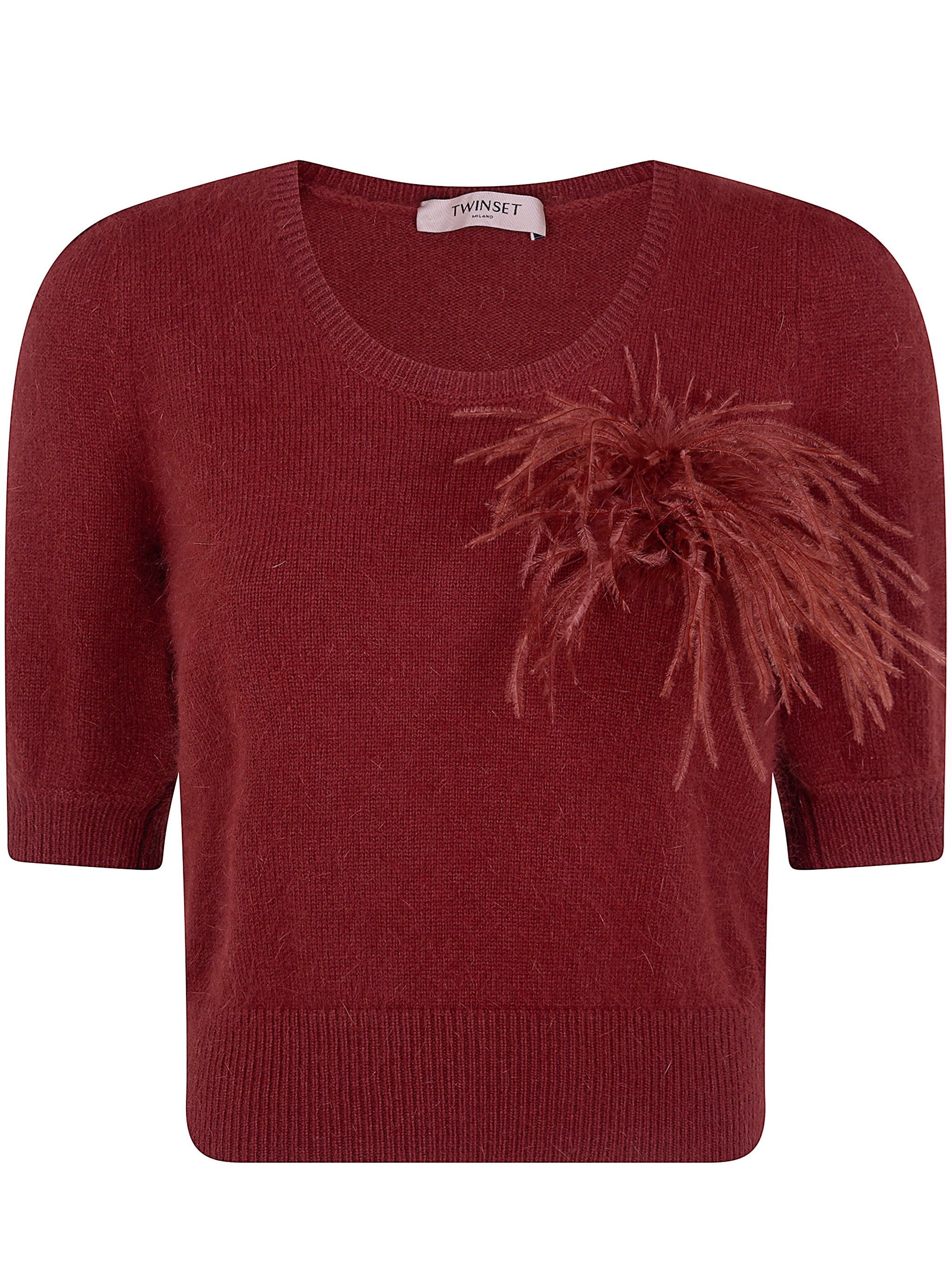 Short Sleeves "Round Neck Sweater