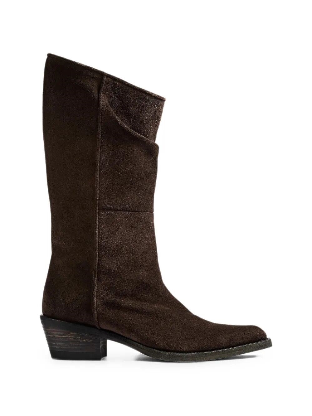 KHAITE Boots Leather Brown "Clive