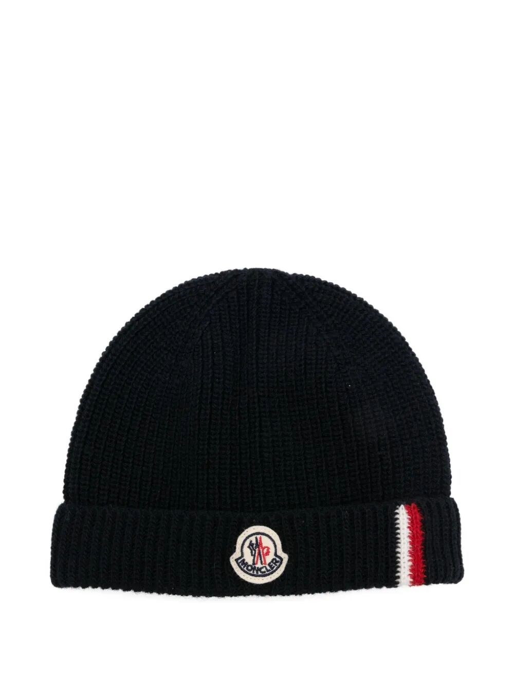 MONCLER MONCLER ENFANT Hat Wool Carded Blue　MONCLER ENFANT ハット ウール カーデッド ブルー
