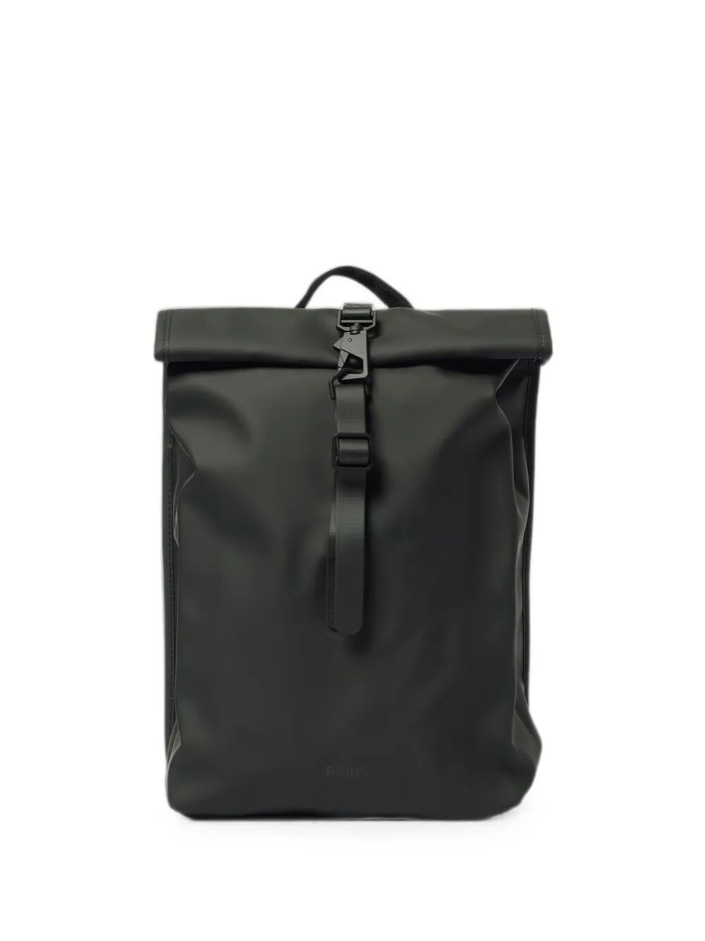 Rains Backpack Rolltop "w3 Rolltop" In Black