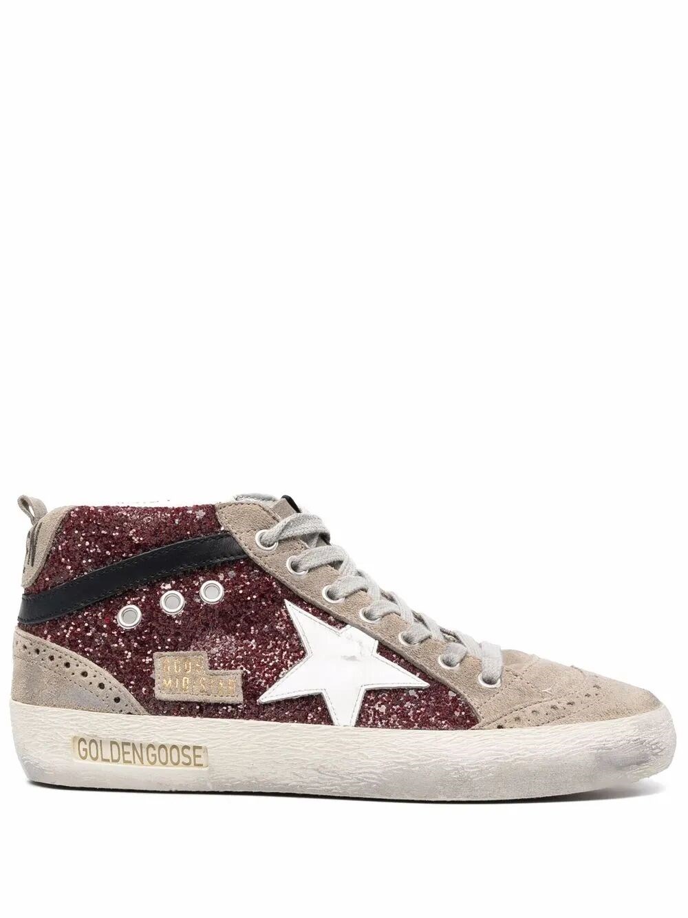 GOLDEN GOOSE Trainers Glitter Upper "Mid Star"