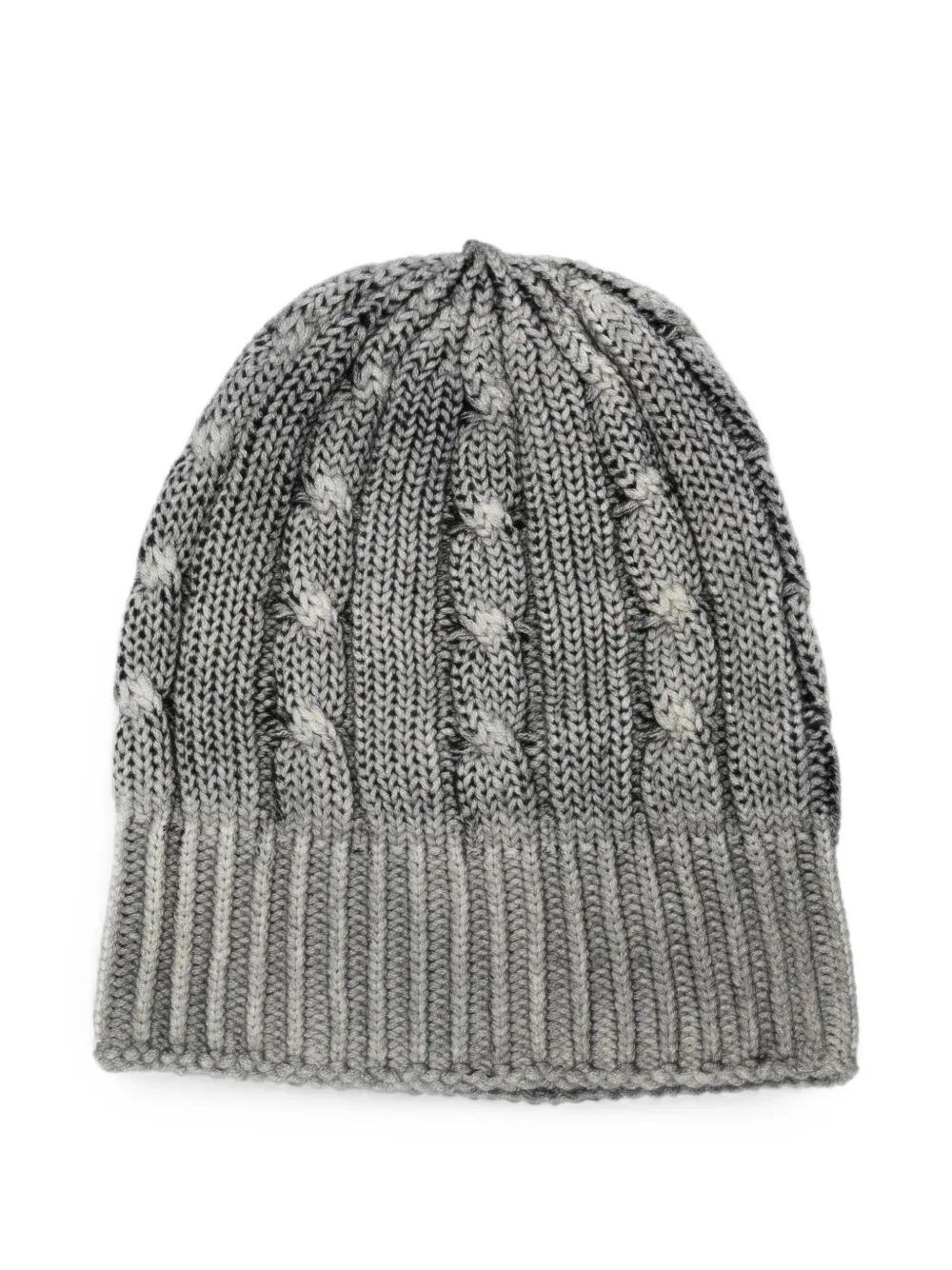 AVANT TOI Hat Cashmere Hand Painted “Braided And Ribbed”