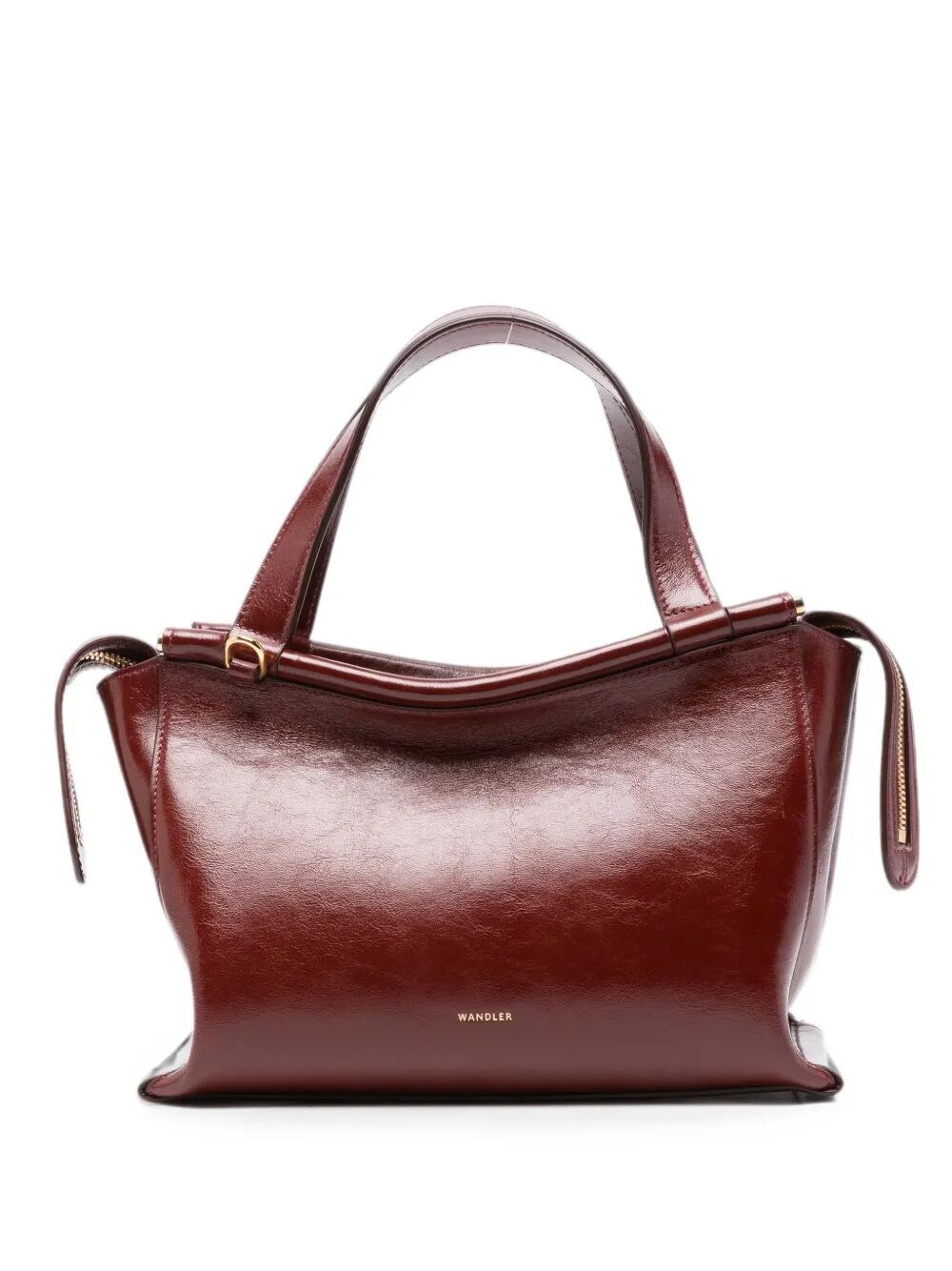 Calf Leather "Ida" Shoulder Bag