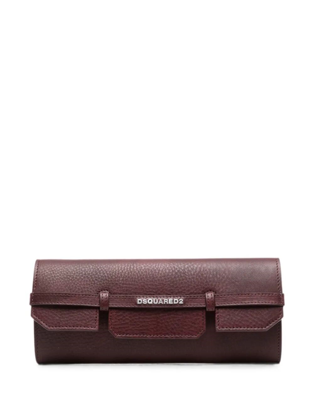 DSQUARED2 Clutch Leather "Vacchetta Logo"